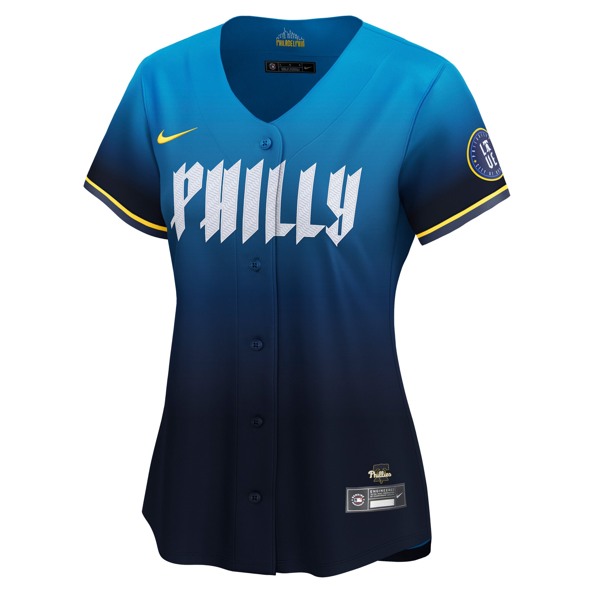 Bryce Harper Philadelphia Phillies Nike Women’s City Connect Limited Player Jersey – Blue