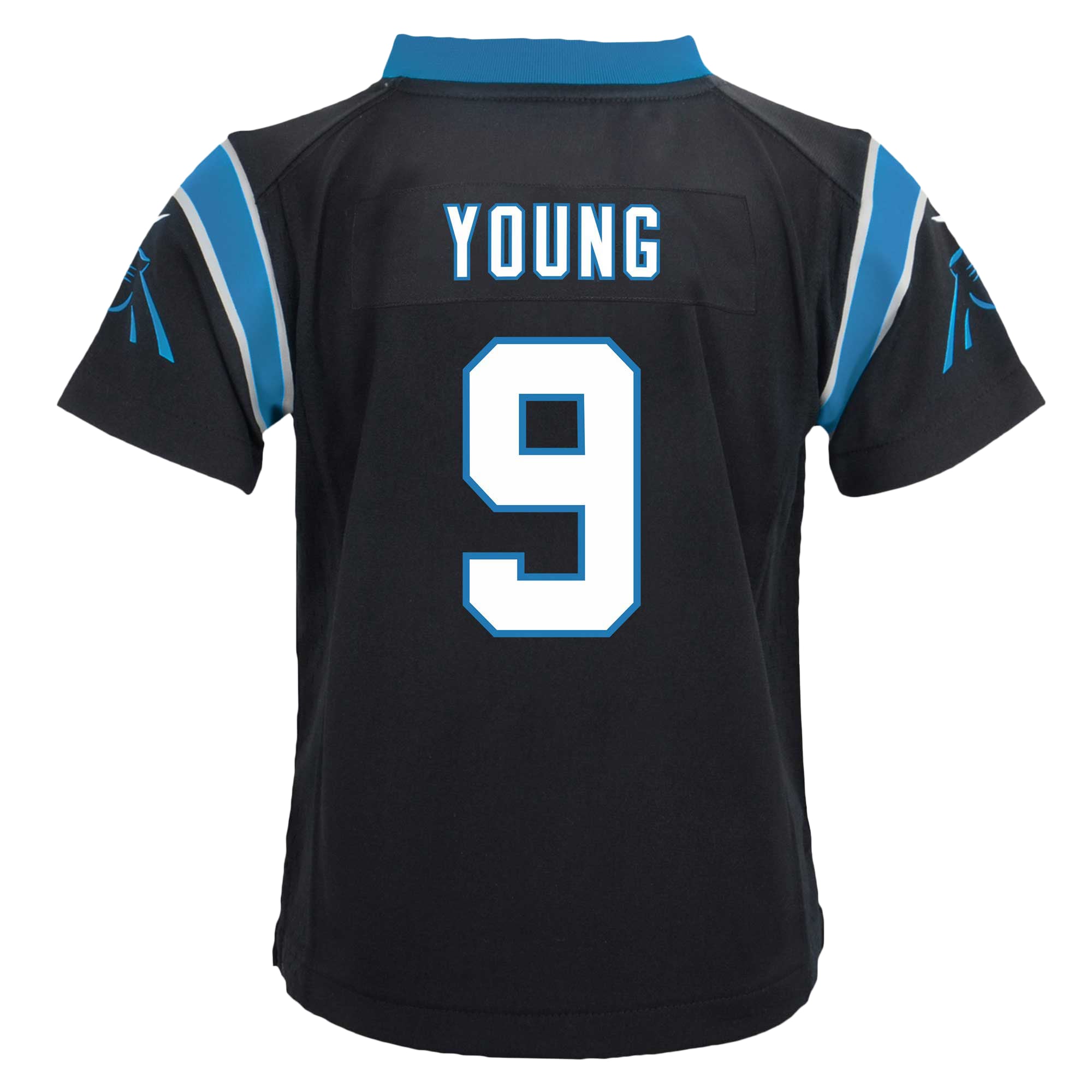 Bryce Young Carolina Panthers Nike Preschool Player Game Jersey – Black Clowdercats