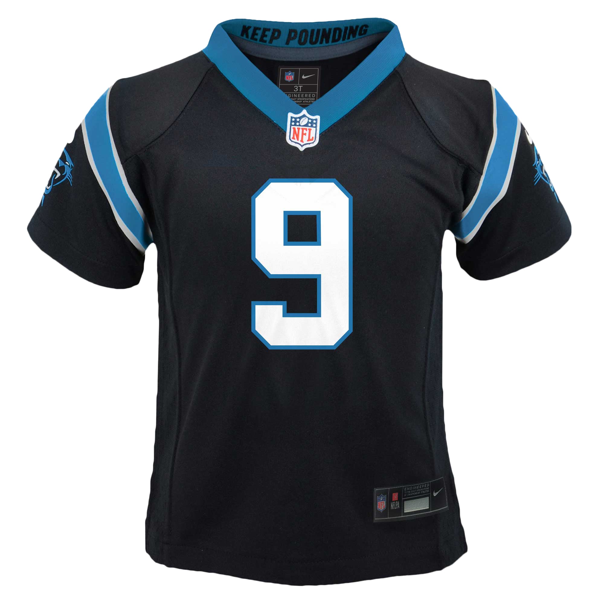 Bryce Young Carolina Panthers Nike Toddler Game Jersey – Black Clowdercats