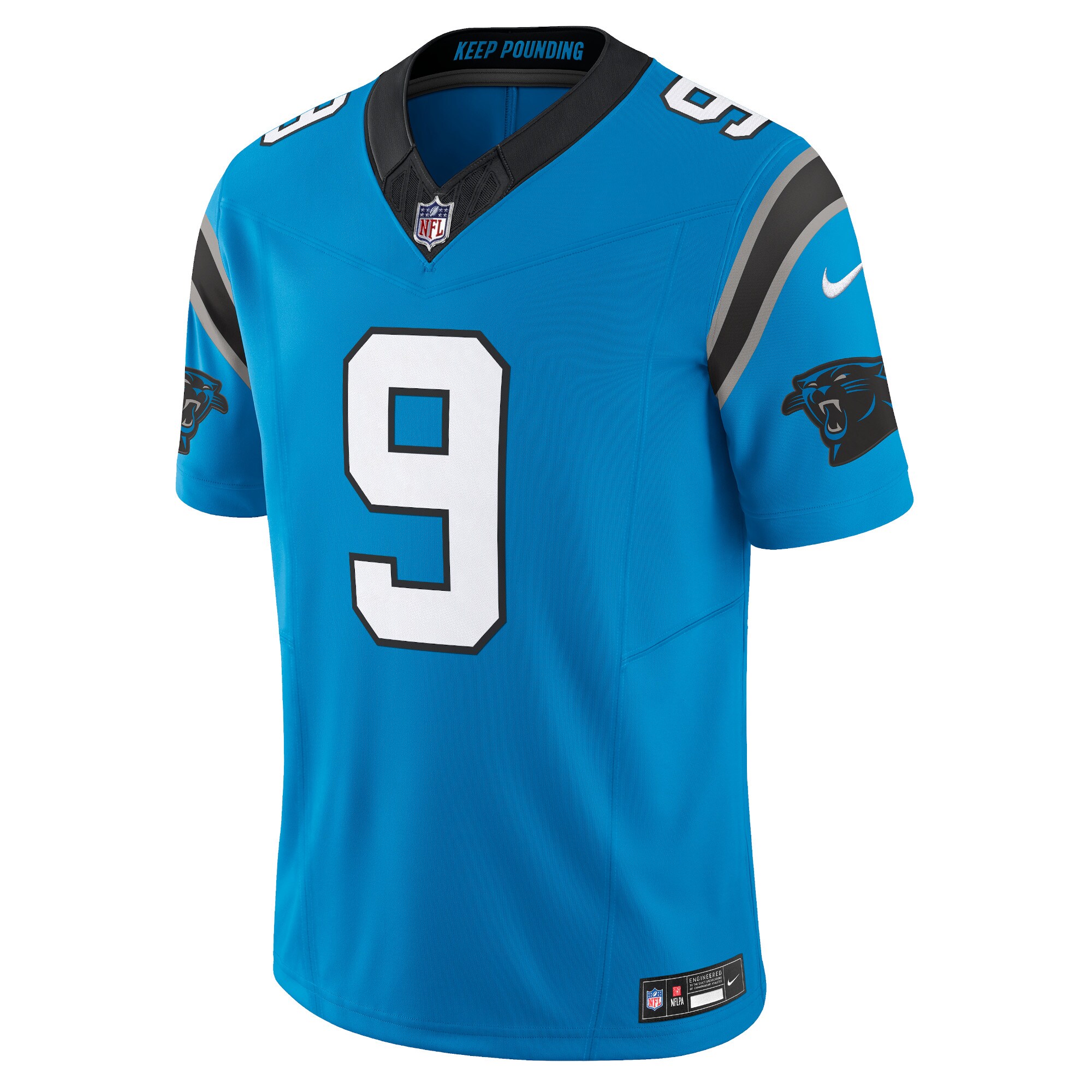 Bryce Young Carolina Panthers Nike Vapor F.U.S.E. Limited Jersey – Blue Clowdercats
