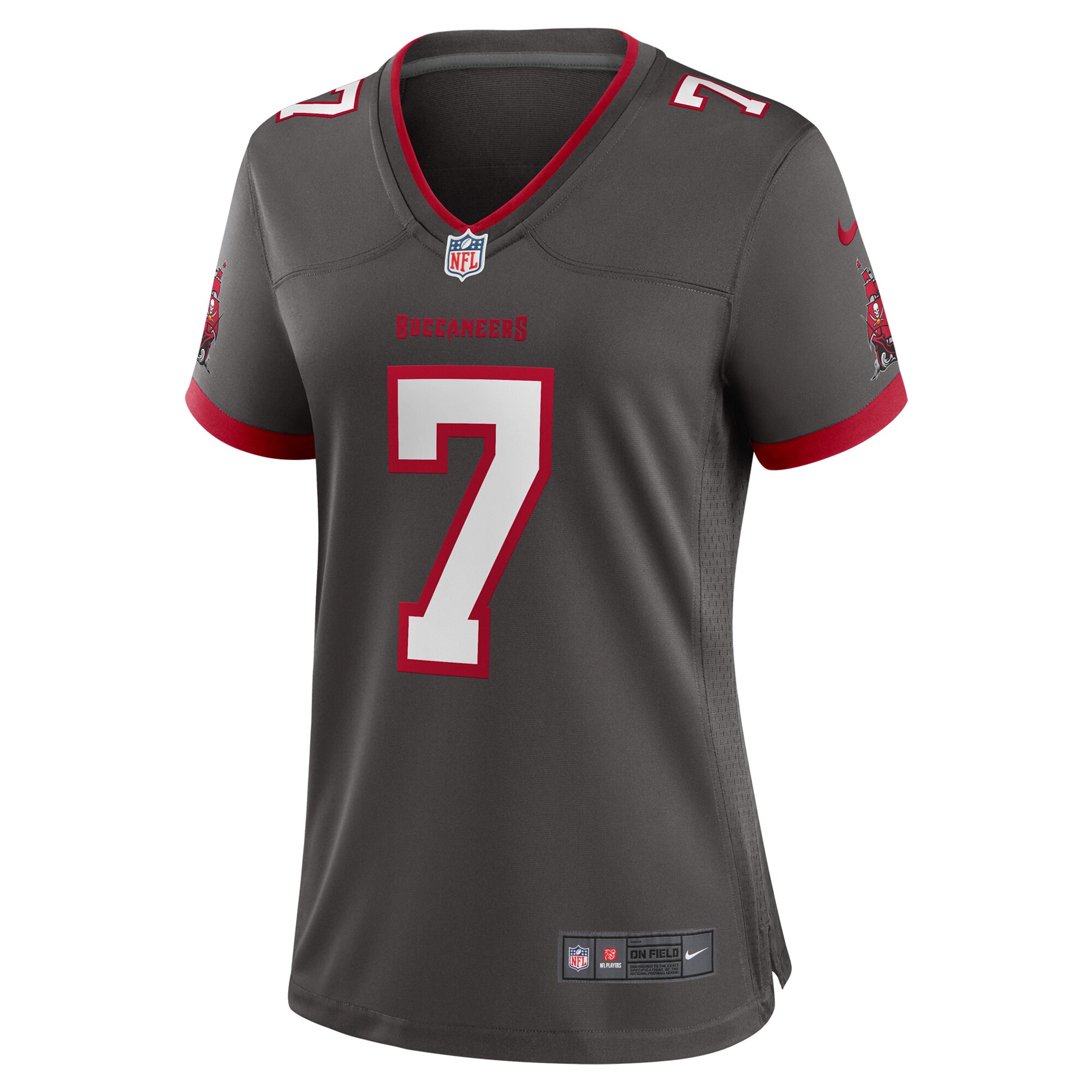Bucky Irving Tampa Bay Buccaneers Nike Women’s Alternate Game Jersey – Pewter Clowdercats