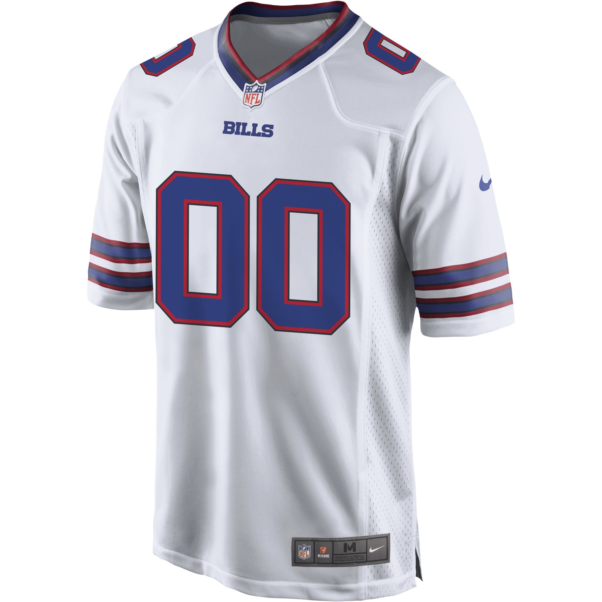 Buffalo Bills Nike Custom Game Jersey – White Clowdercats