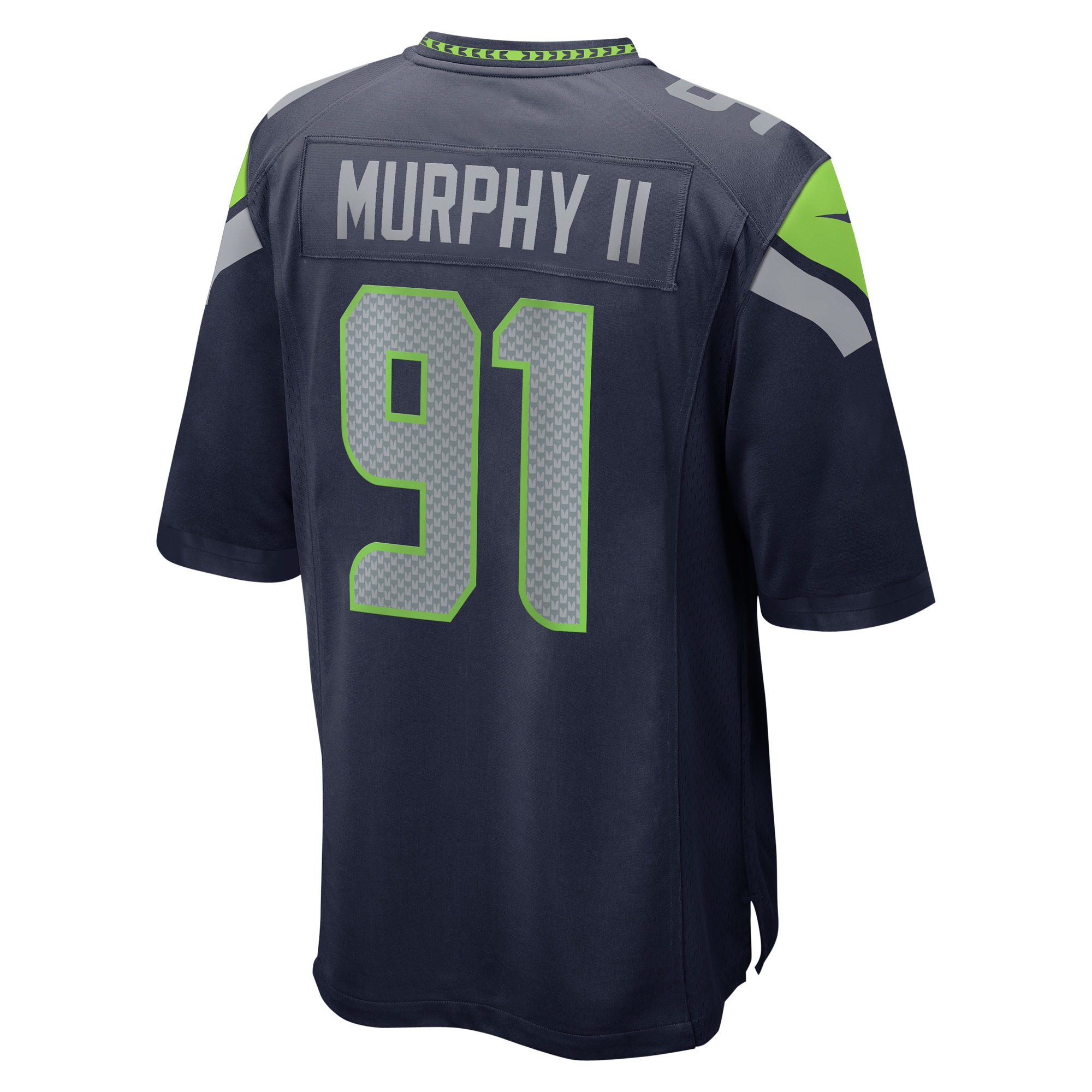 Byron Murphy II Seattle Seahawks Nike Player Game Jersey – College Navy Clowdercats
