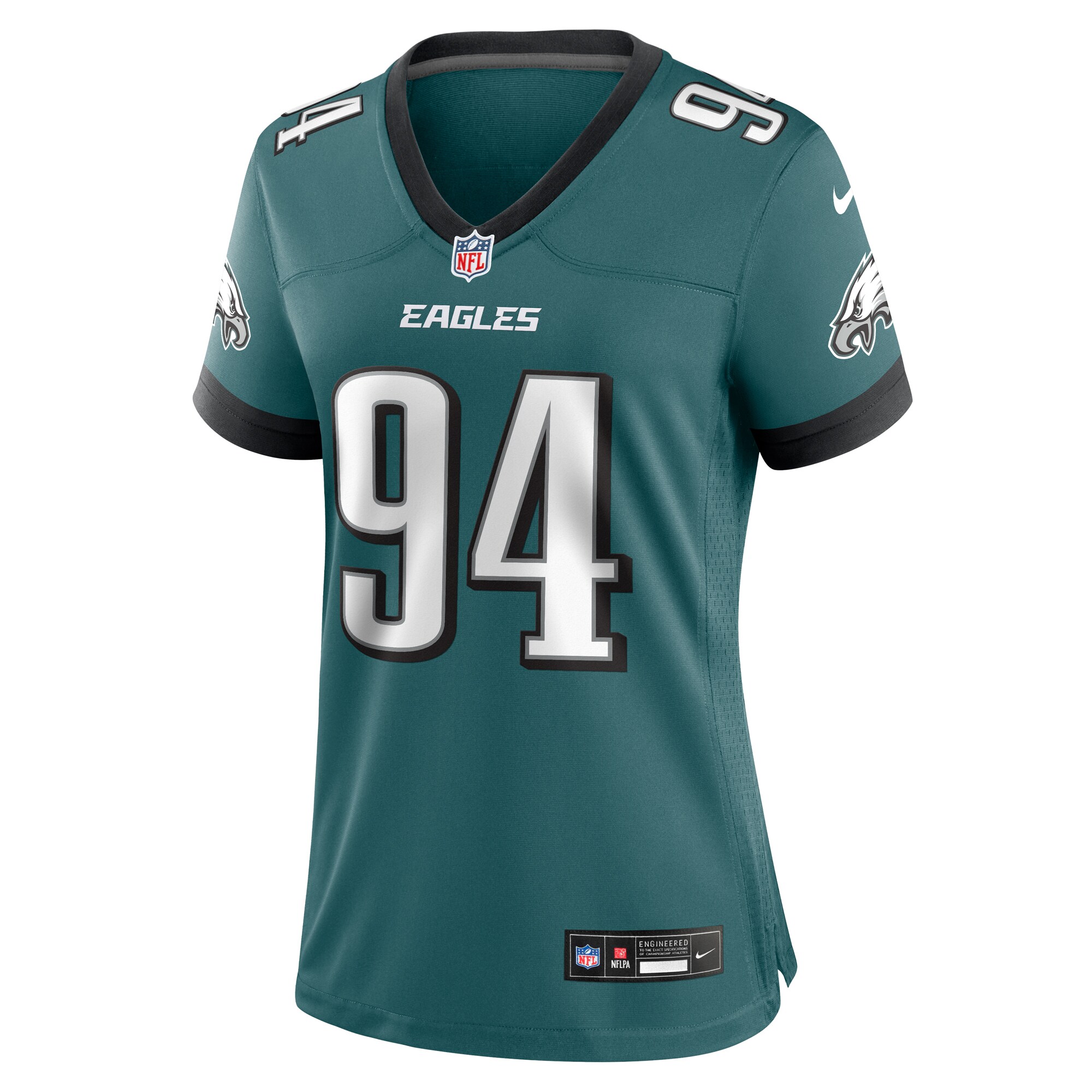 Byron Young Philadelphia Eagles Nike Women’s Team Game Jersey – Midnight Green Clowdercats