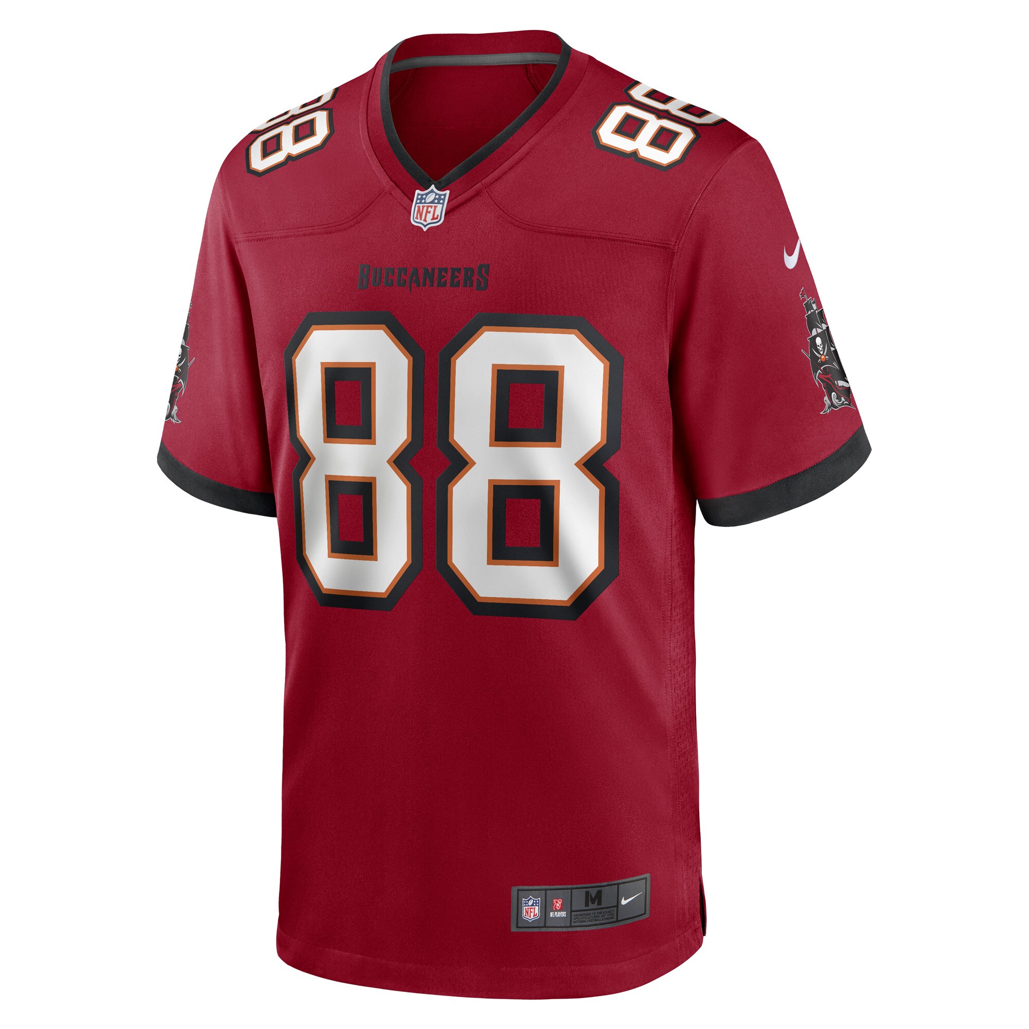 Cade Otton Tampa Bay Buccaneers Nike Game Player Jersey – Red Clowdercats