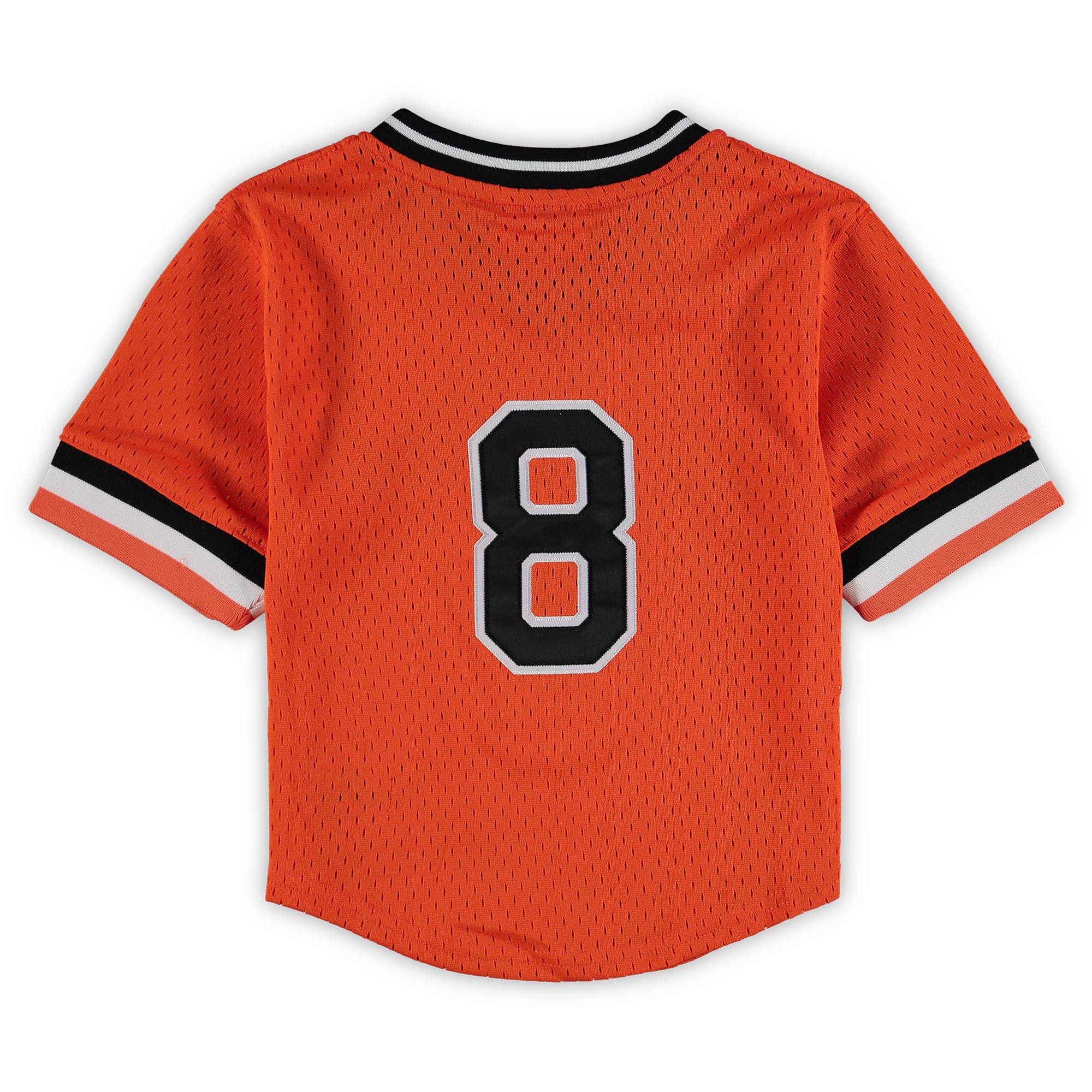 Cal Ripken Jr. Baltimore Orioles Mitchell & Ness Preschool & Toddler Cooperstown Collection Mesh Batting Practice Jersey – Orange