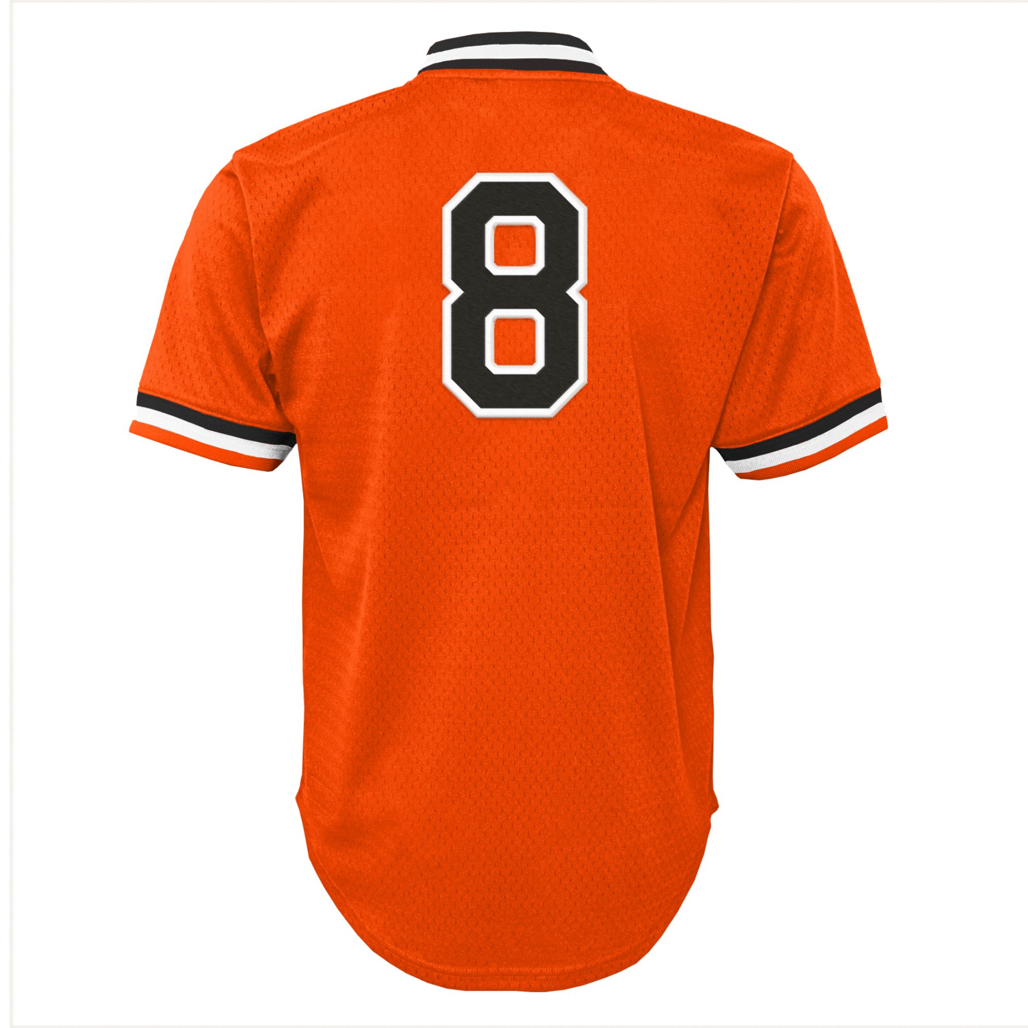 Cal Ripken Jr. Baltimore Orioles Mitchell & Ness Youth Cooperstown Collection Mesh Batting Practice Jersey – Orange