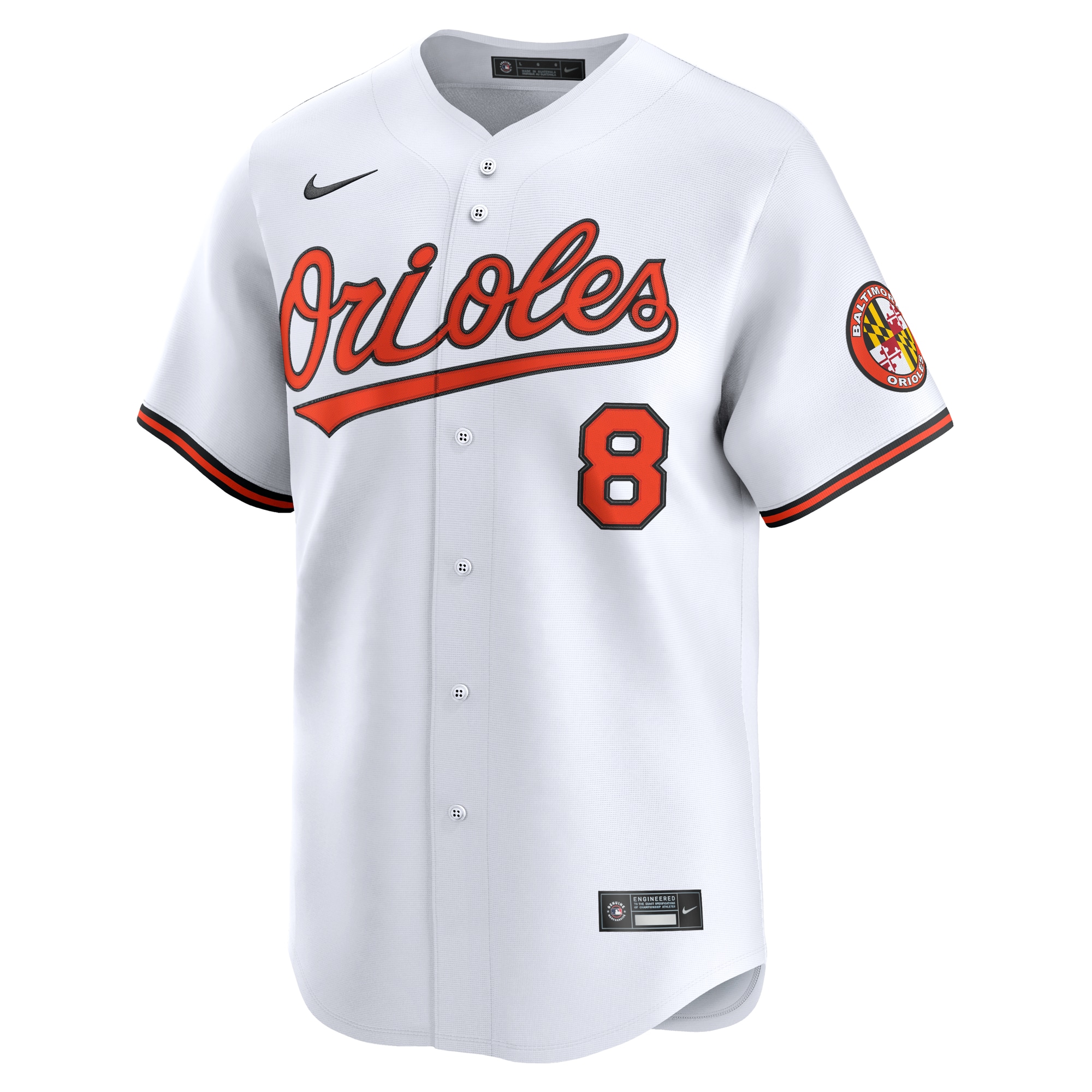 Cal Ripken Jr. Baltimore Orioles Nike Home Limited Retired Player Jersey – White