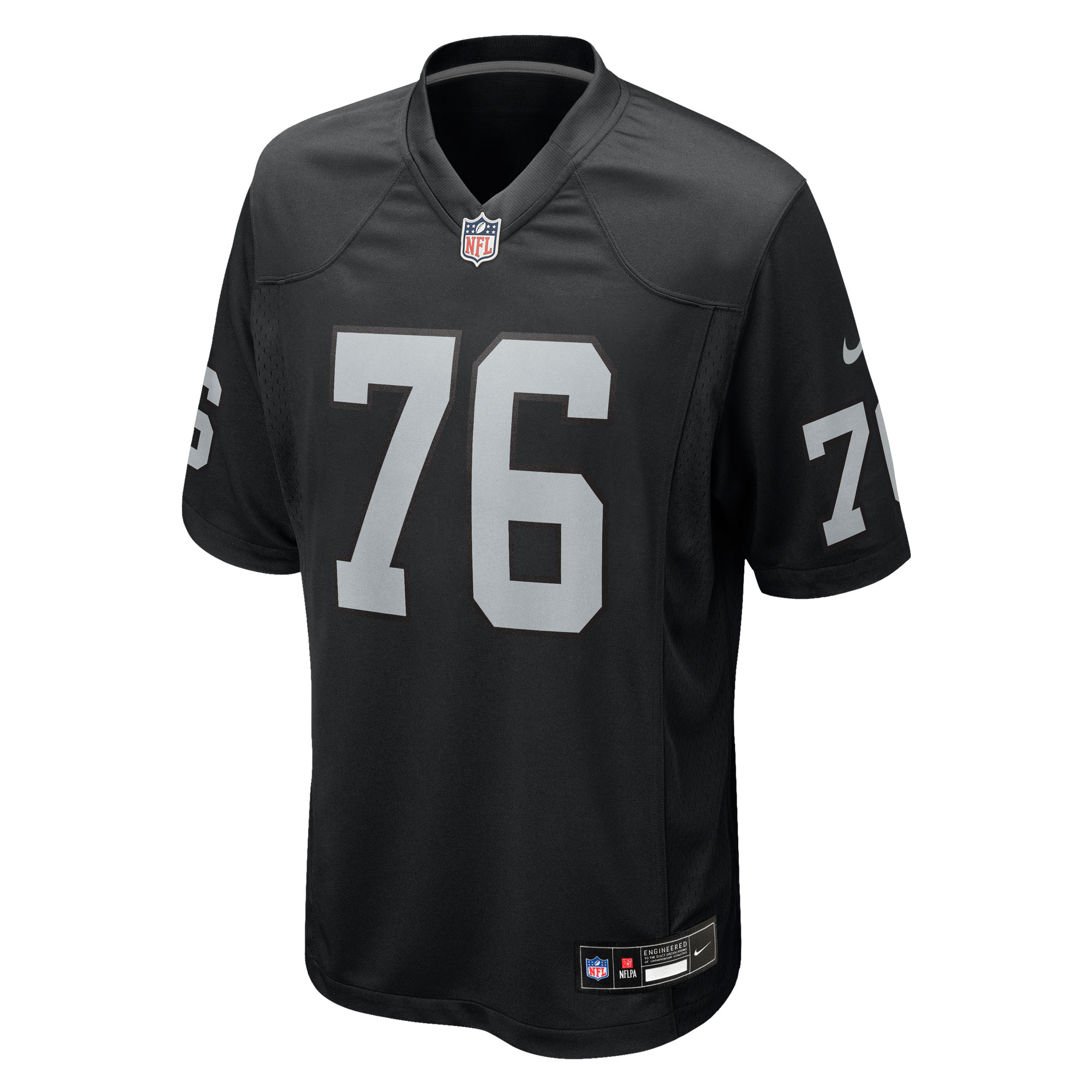 Caleb Rogers Las Vegas Raiders Nike Team Game Jersey – Black Clowdercats