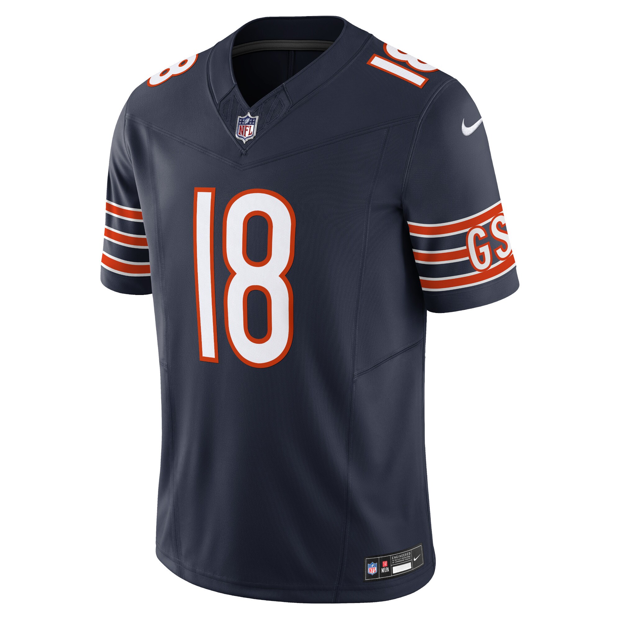 Caleb Williams Chicago Bears Nike Vapor F.U.S.E. Limited Jersey – Navy Clowdercats