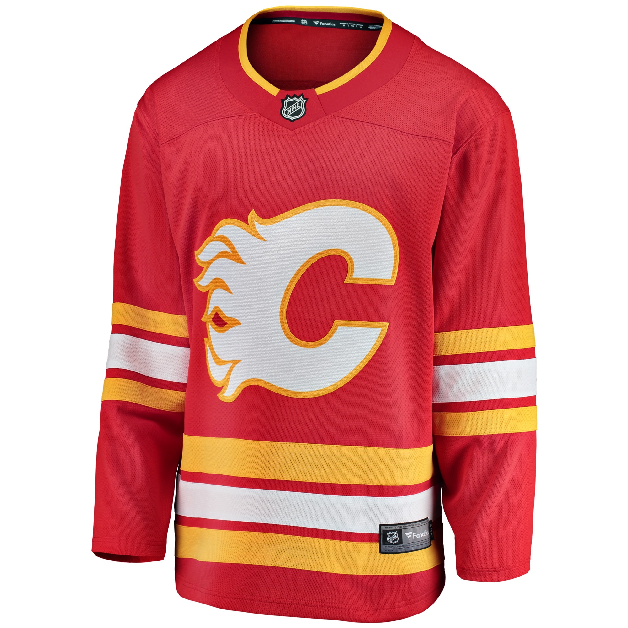 Calgary Flames Fanatics Home Breakaway Jersey – Red Clowdercats