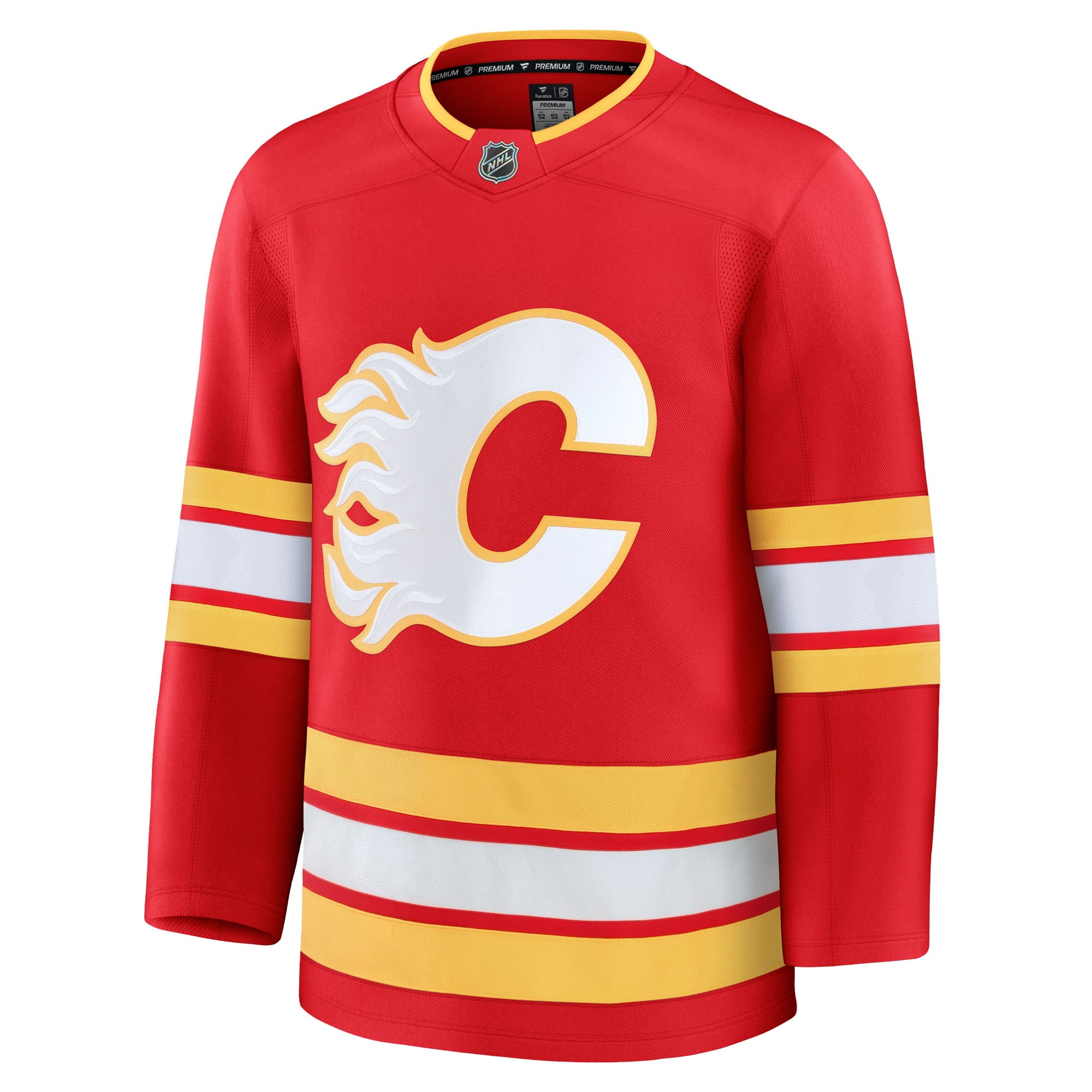 Calgary Flames Fanatics Home Premium Jersey – Red Clowdercats