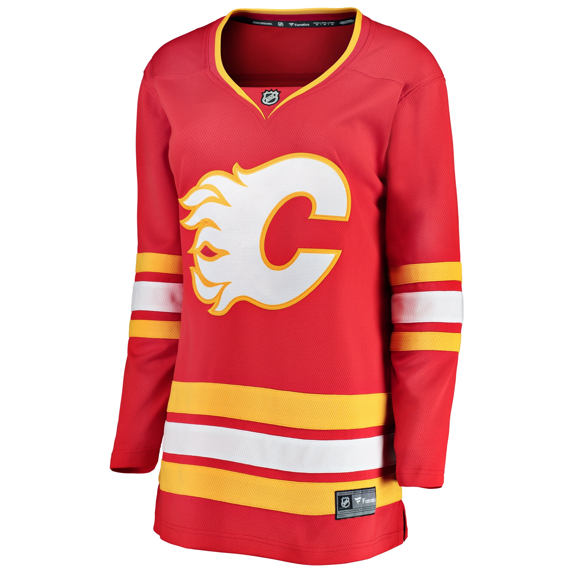 Calgary Flames Fanatics Women’s Home Breakaway Jersey – Red Clowdercats