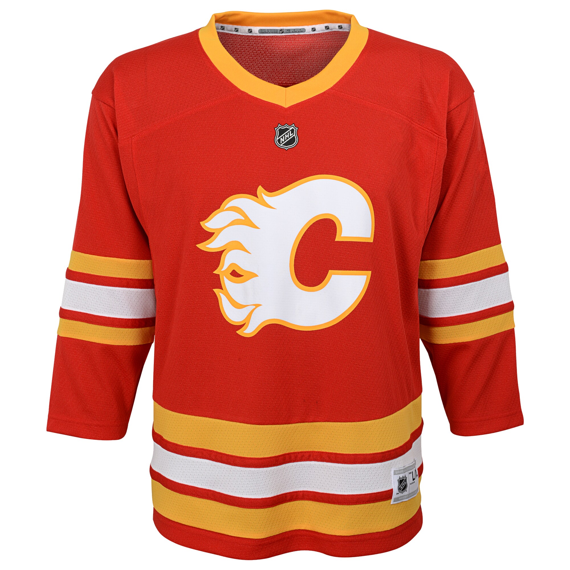 Calgary Flames Youth Home Replica Blank Jersey – Red Clowdercats