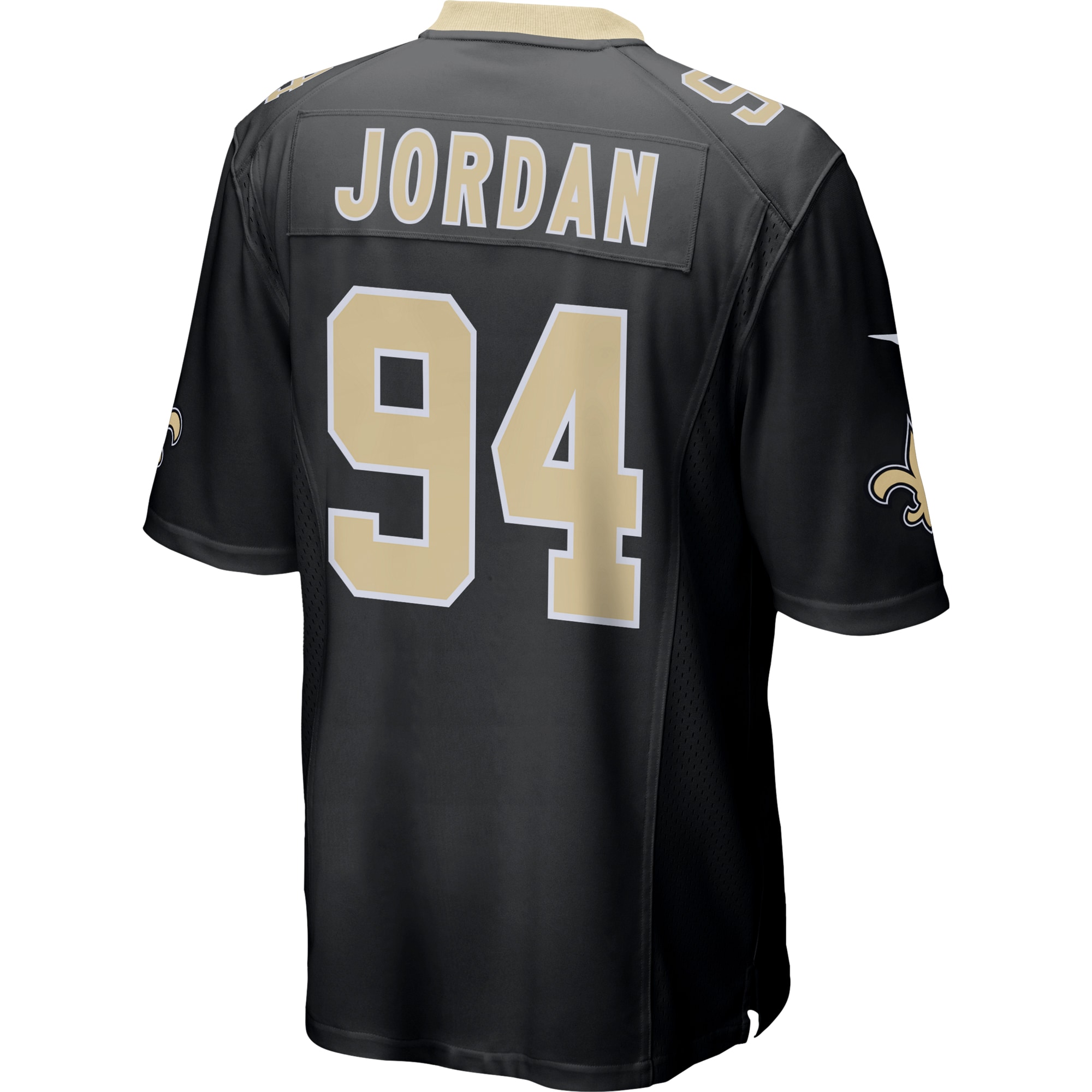 Cameron Jordan New Orleans Saints Nike Game Jersey – Black Clowdercats