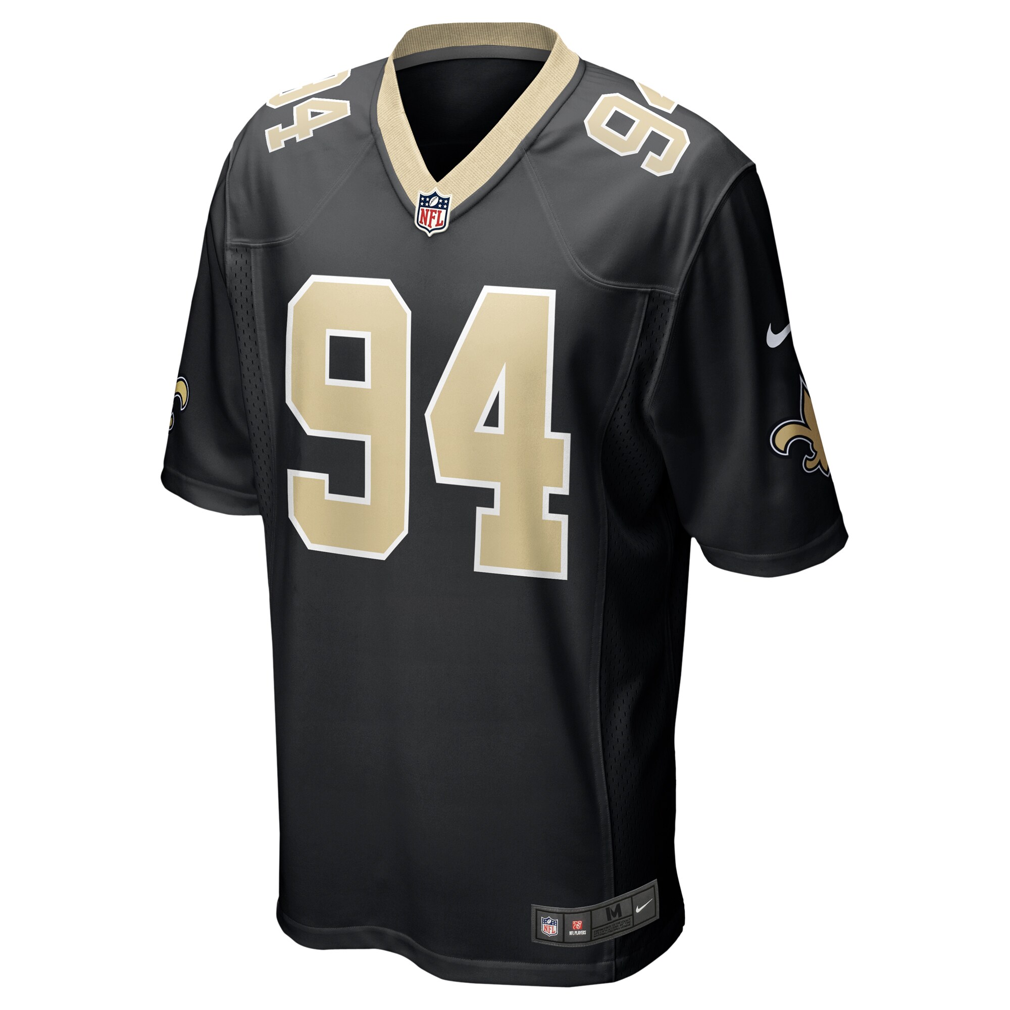 Cameron Jordan New Orleans Saints Nike Team Game Jersey – Black Clowdercats