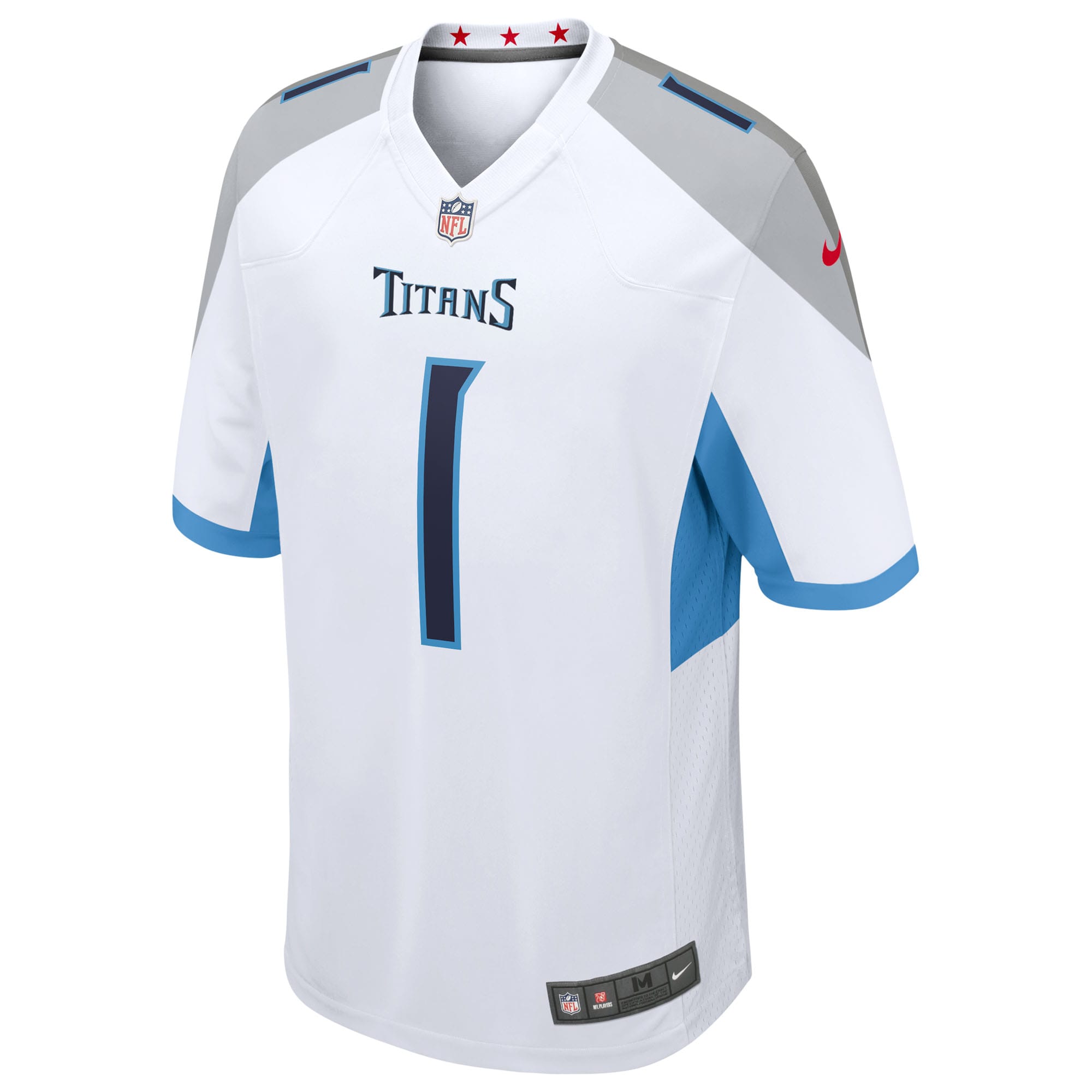Cameron Ward Tennessee Titans Nike 2025 NFL Draft First Round Pick Game Jersey – White Clowdercats