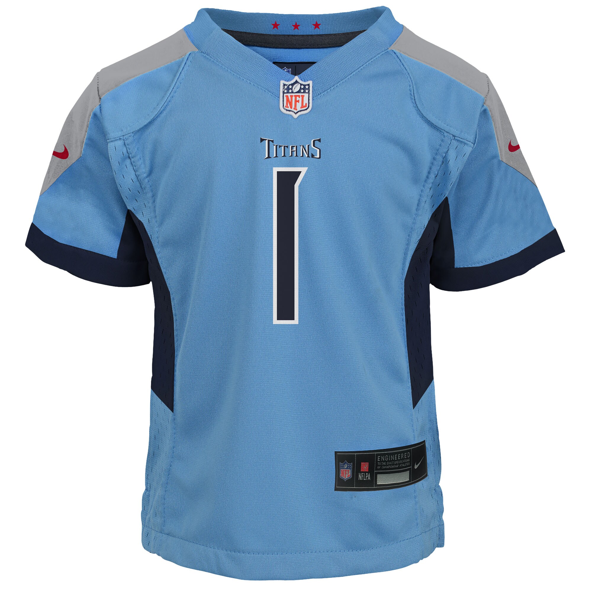 Cameron Ward Tennessee Titans Nike Infant Team Player Game Jersey – Light Blue Clowdercats