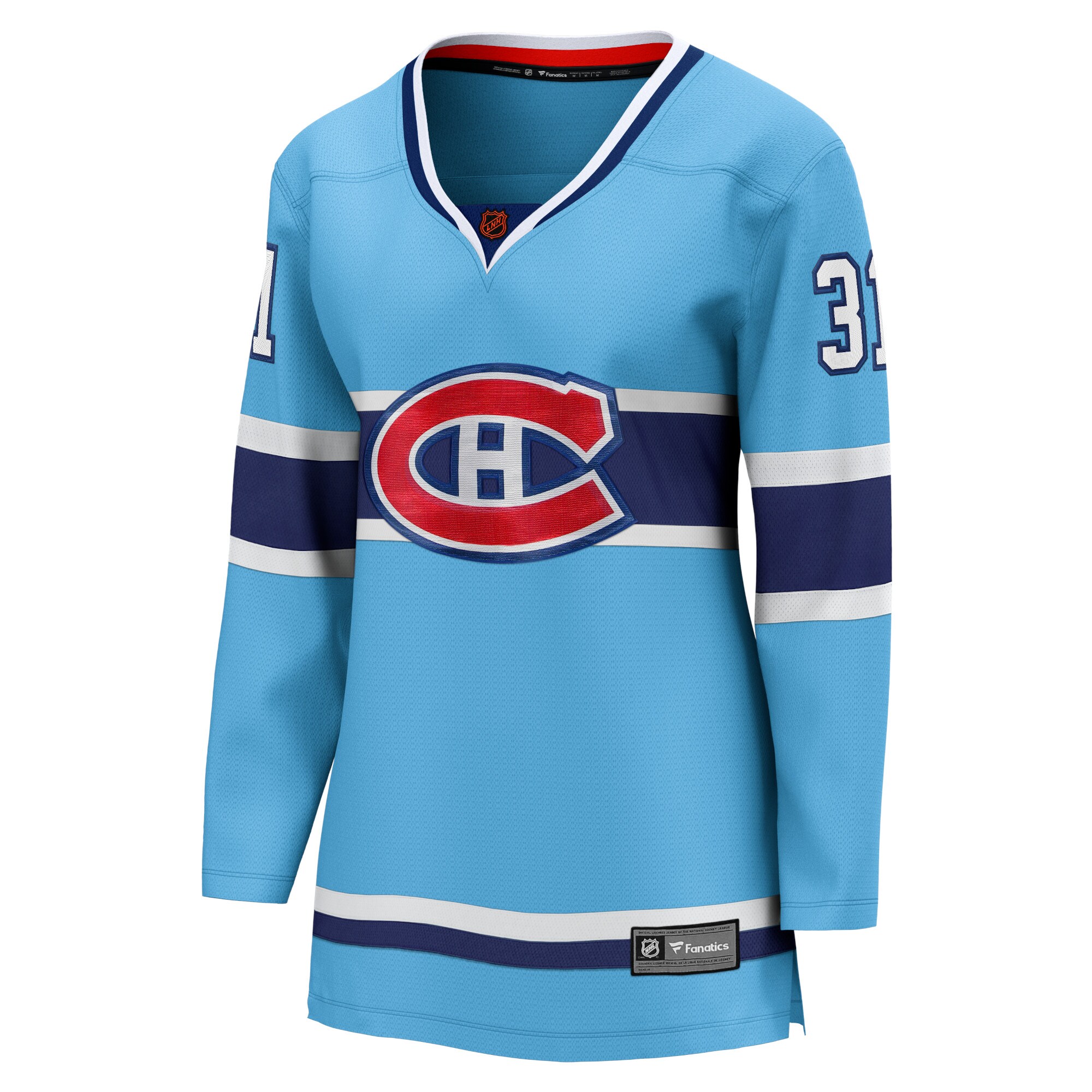 Carey Price Montreal Canadiens Fanatics Women’s Special Edition 2.0 Breakaway Player Jersey – Light Blue Clowdercats
