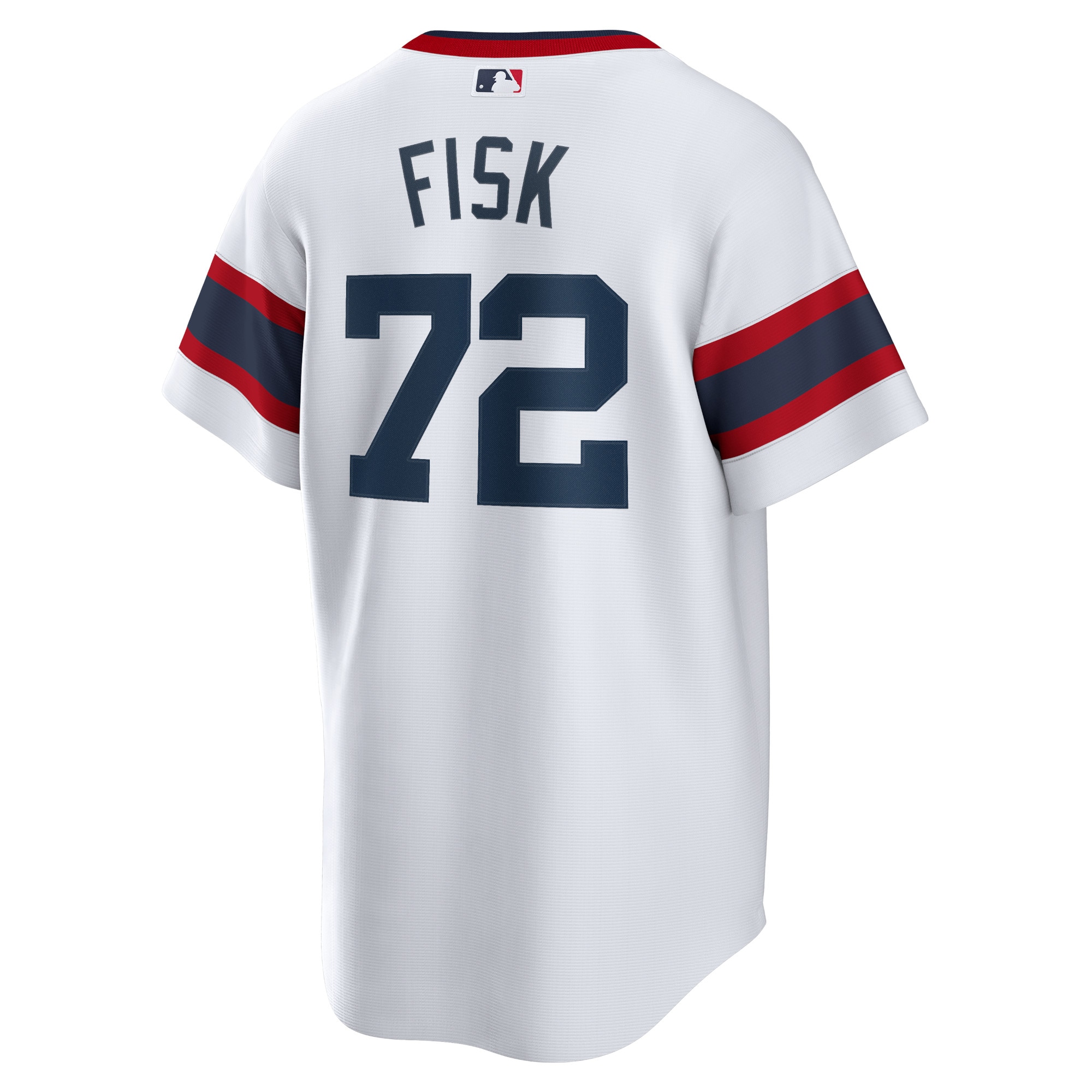 Carlton Fisk Chicago White Sox Nike Home Cooperstown Collection Team Player Jersey – White