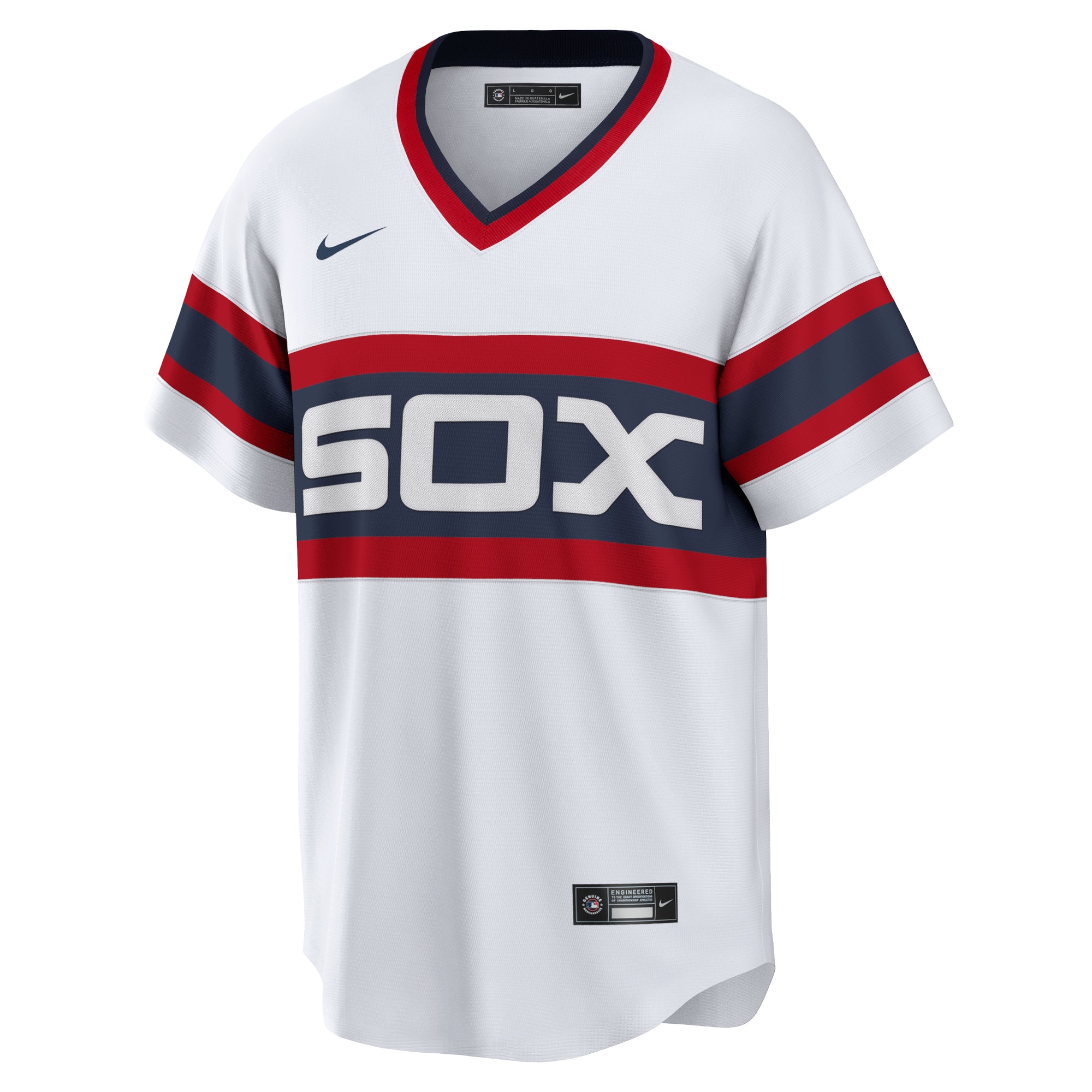 Carlton Fisk Chicago White Sox Nike Home Cooperstown Collection Team Player Jersey – White