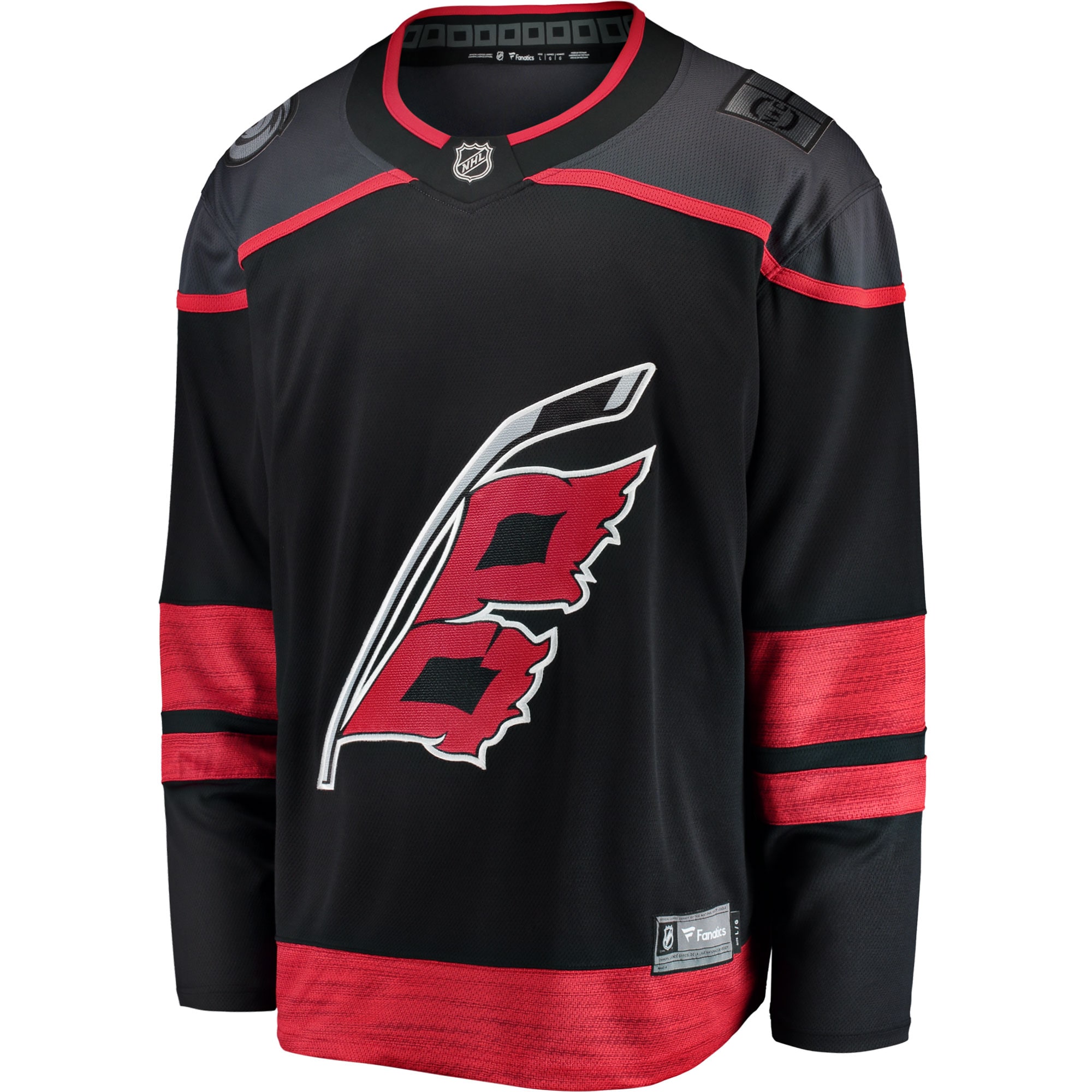 Carolina Hurricanes Fanatics Home Breakaway Jersey – Black Clowdercats