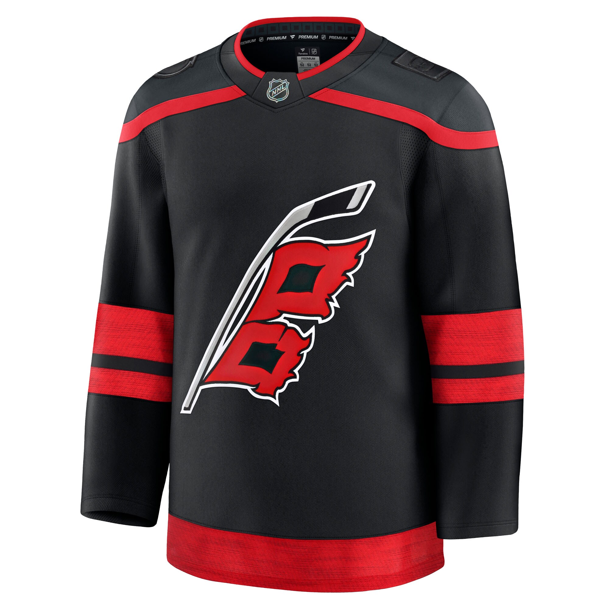 Carolina Hurricanes Fanatics Home Premium Jersey – Black Clowdercats