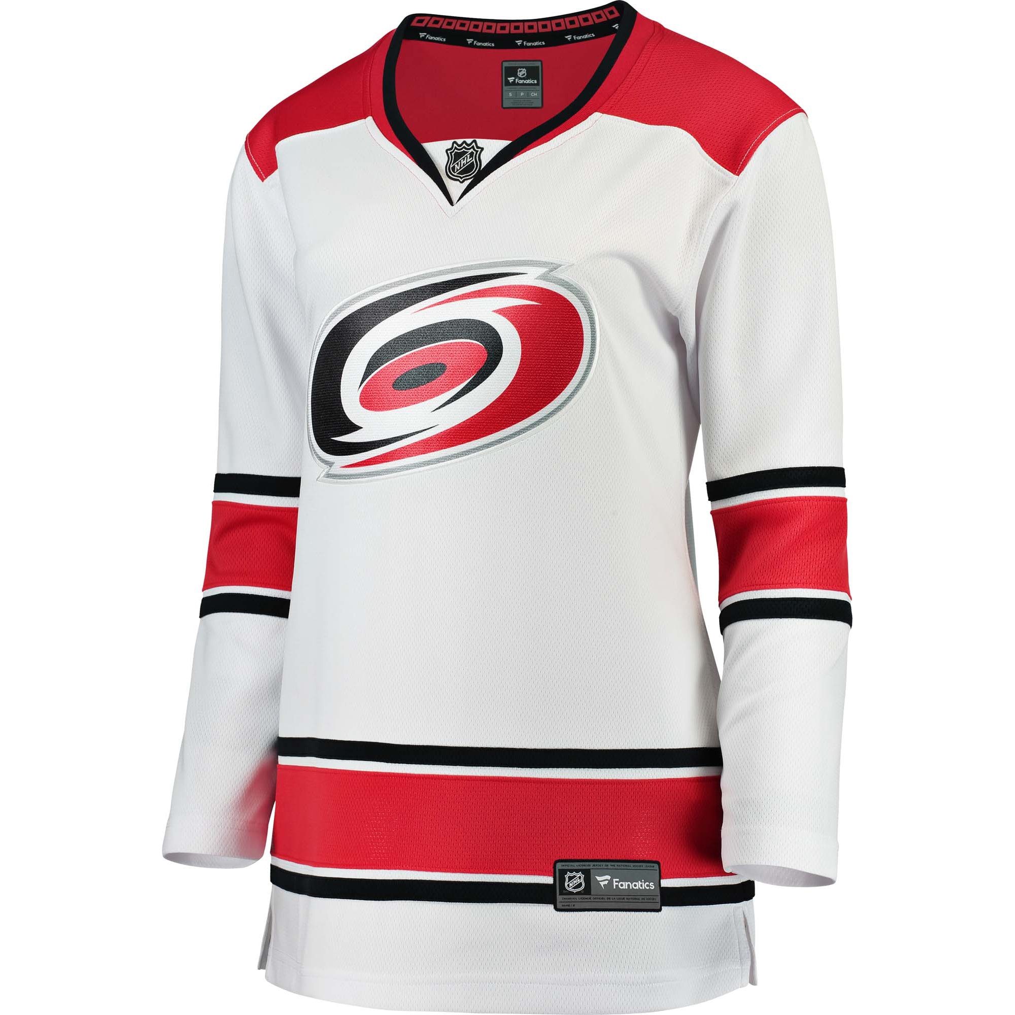 Carolina Hurricanes Fanatics Women’s Away Breakaway Jersey – White Clowdercats