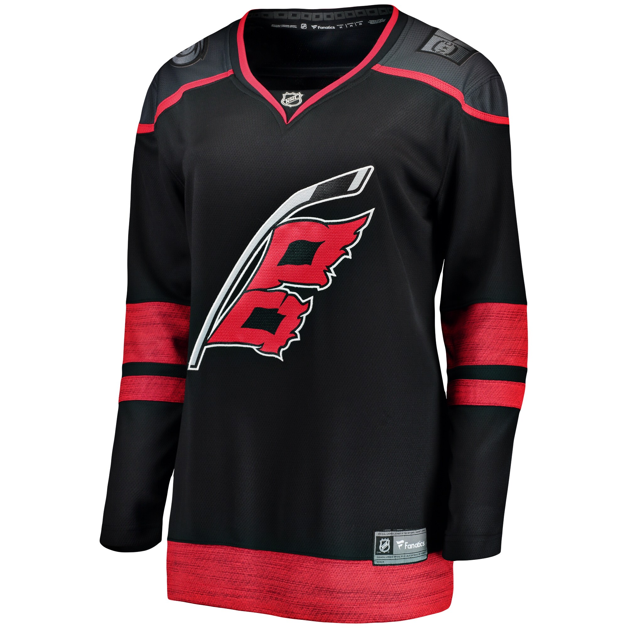 Carolina Hurricanes Fanatics Women’s Home Breakaway Jersey – Black Clowdercats