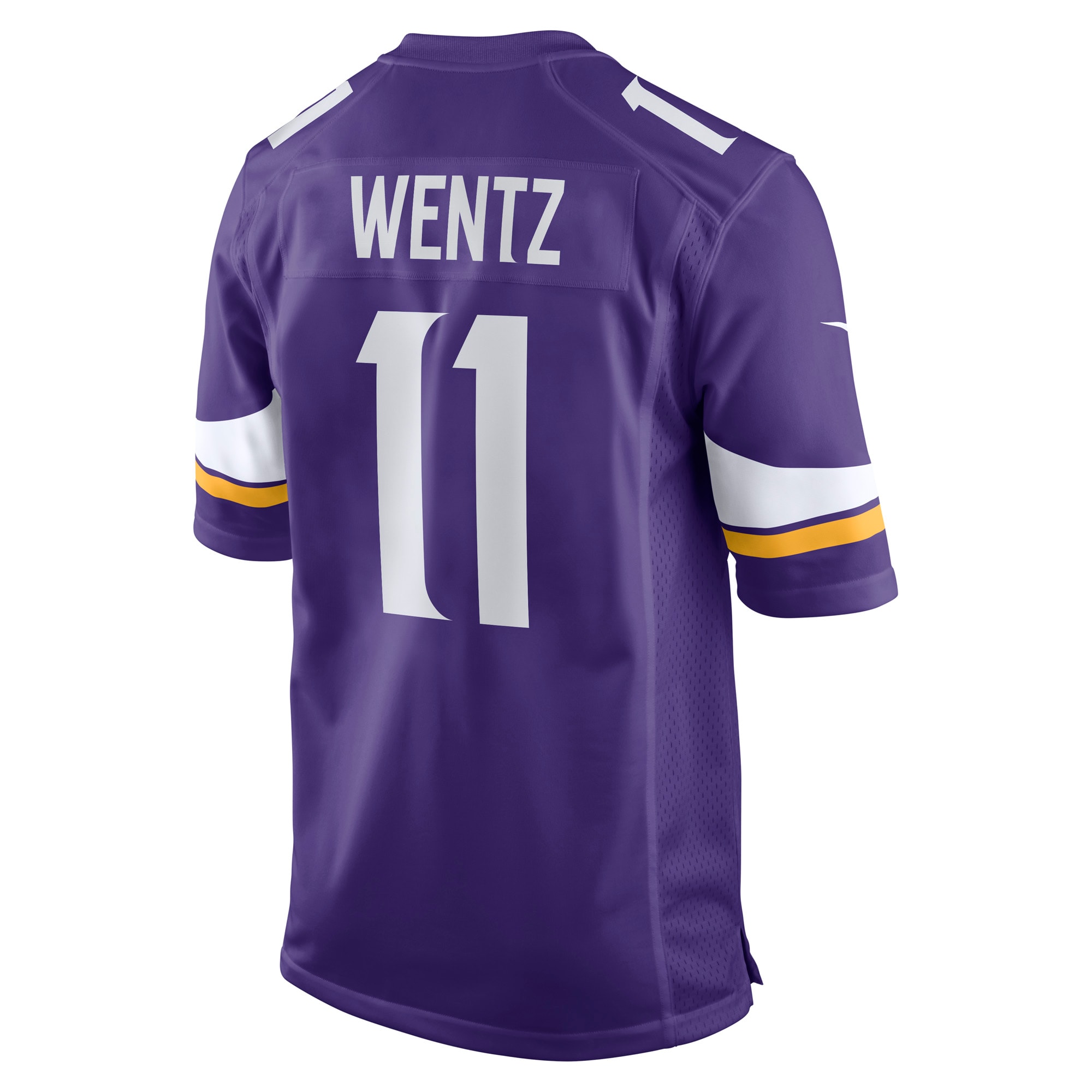 Carson Wentz Minnesota Vikings Nike Team Game Jersey – Purple Clowdercats