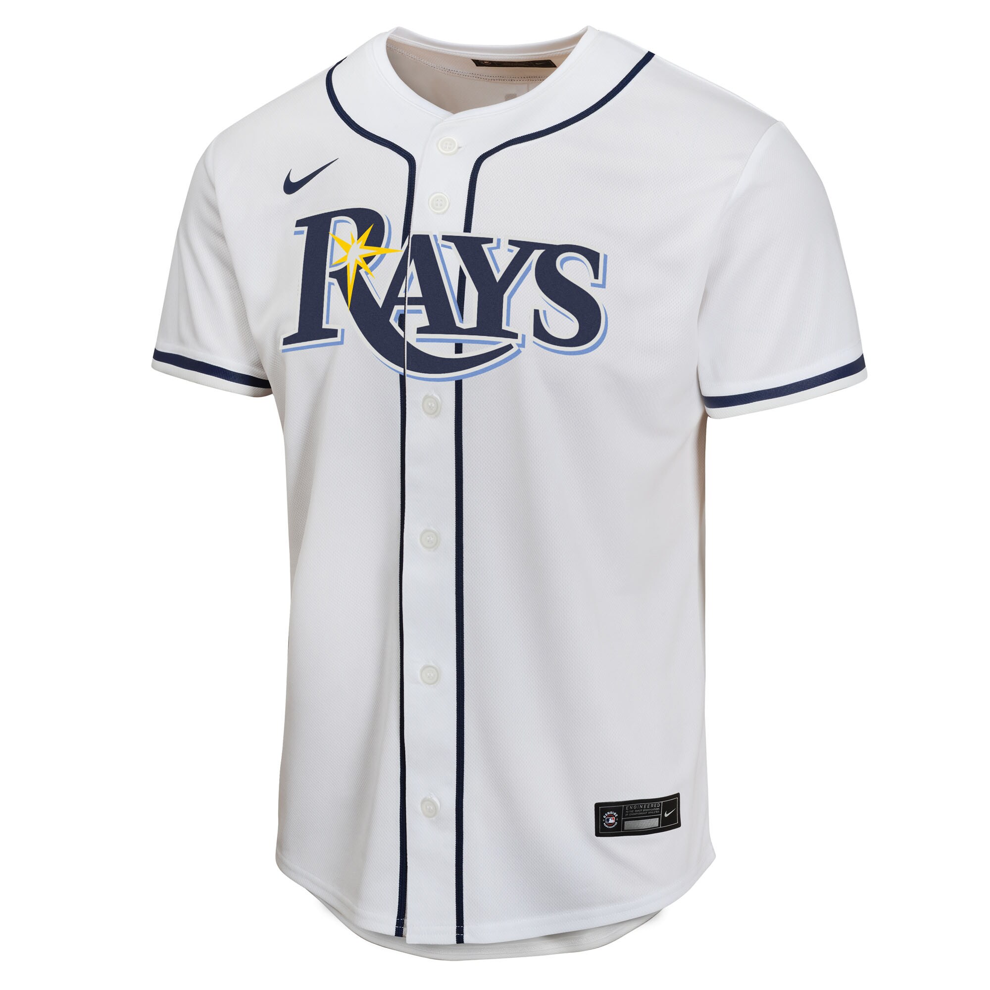 Carson Williams Tampa Bay Rays Nike Youth Home Player Game Jersey – White