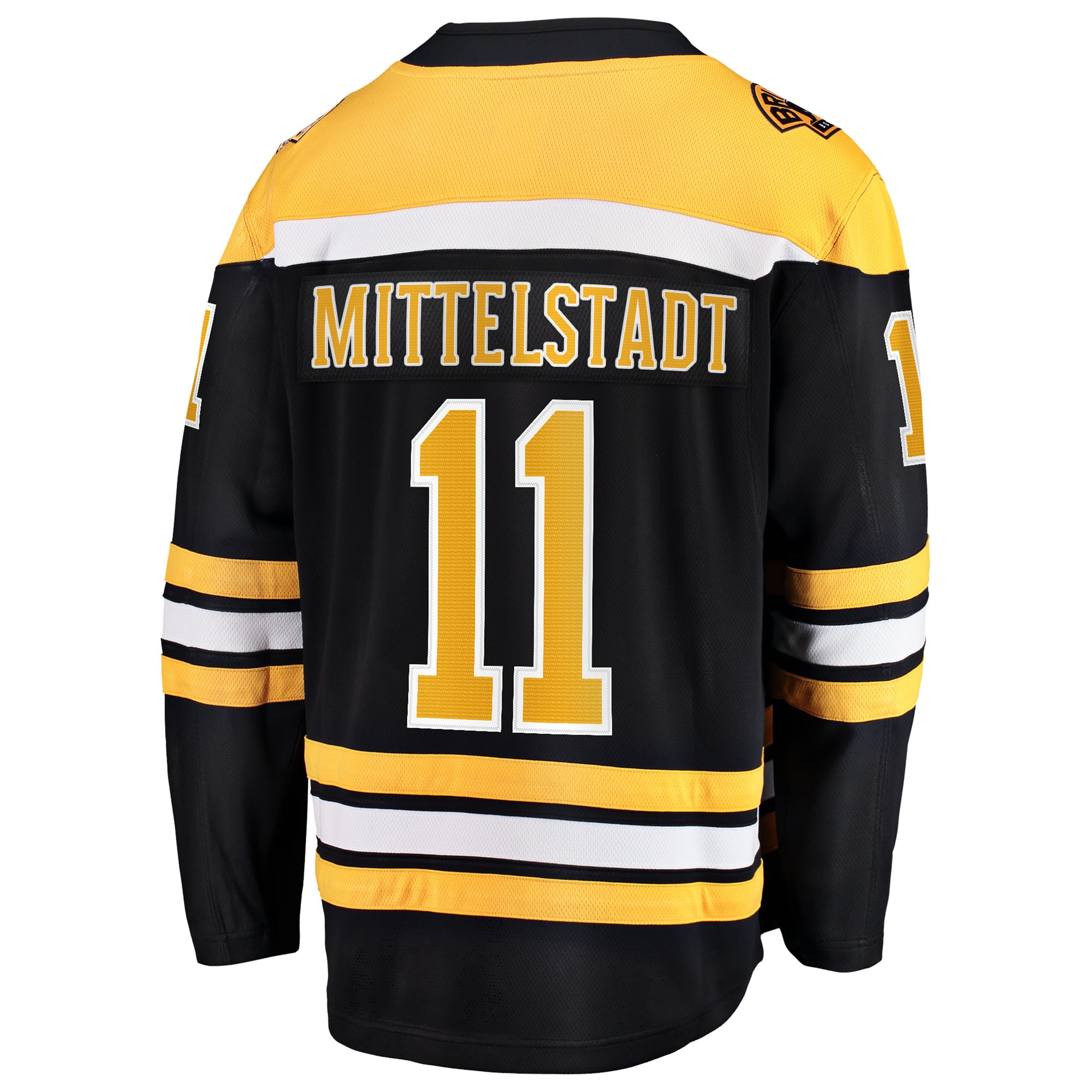 Casey Mittelstadt Boston Bruins Fanatics Home Breakaway Jersey – Black Clowdercats