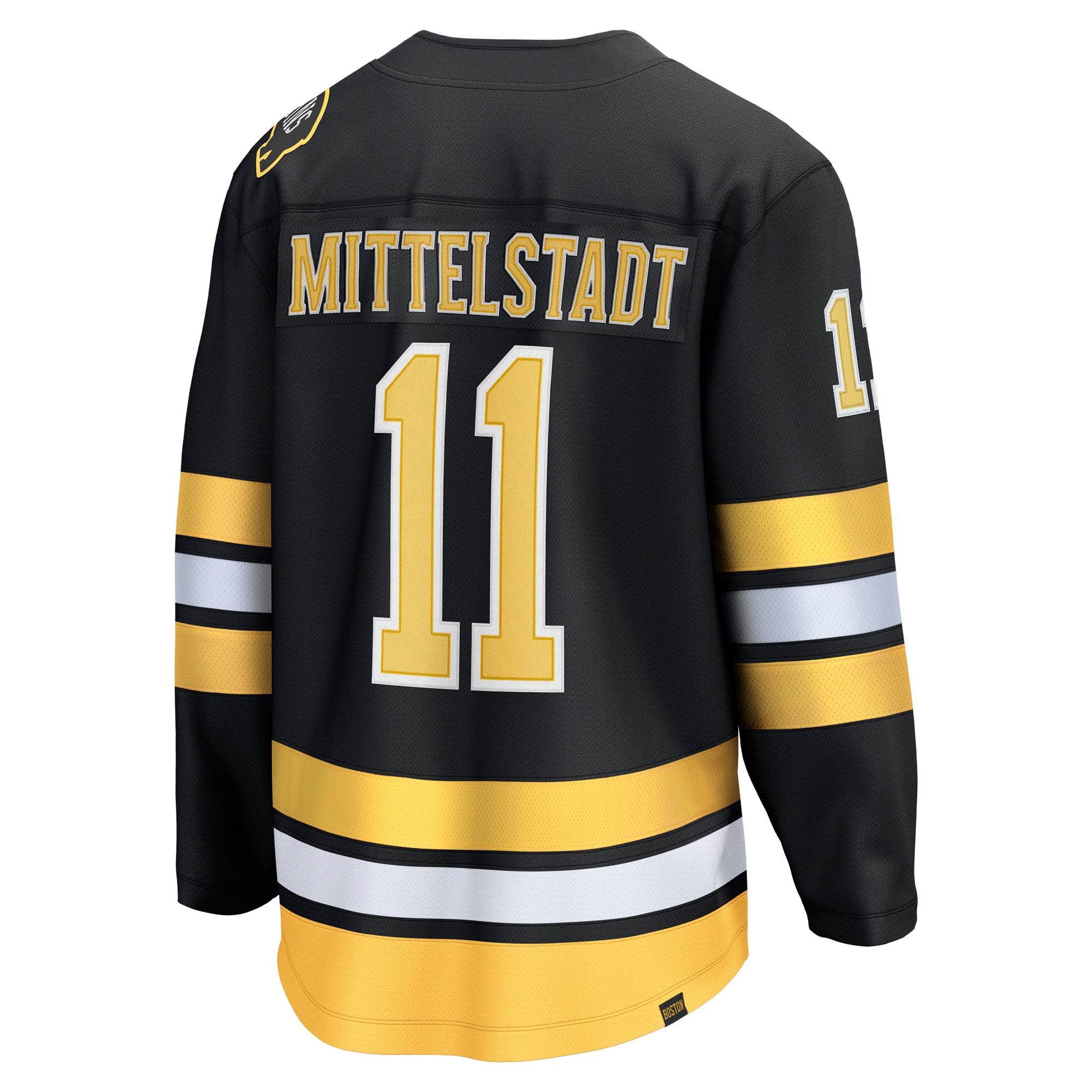 Casey Mittelstadt Boston Bruins Fanatics Home Breakaway Player Jersey – Black Clowdercats