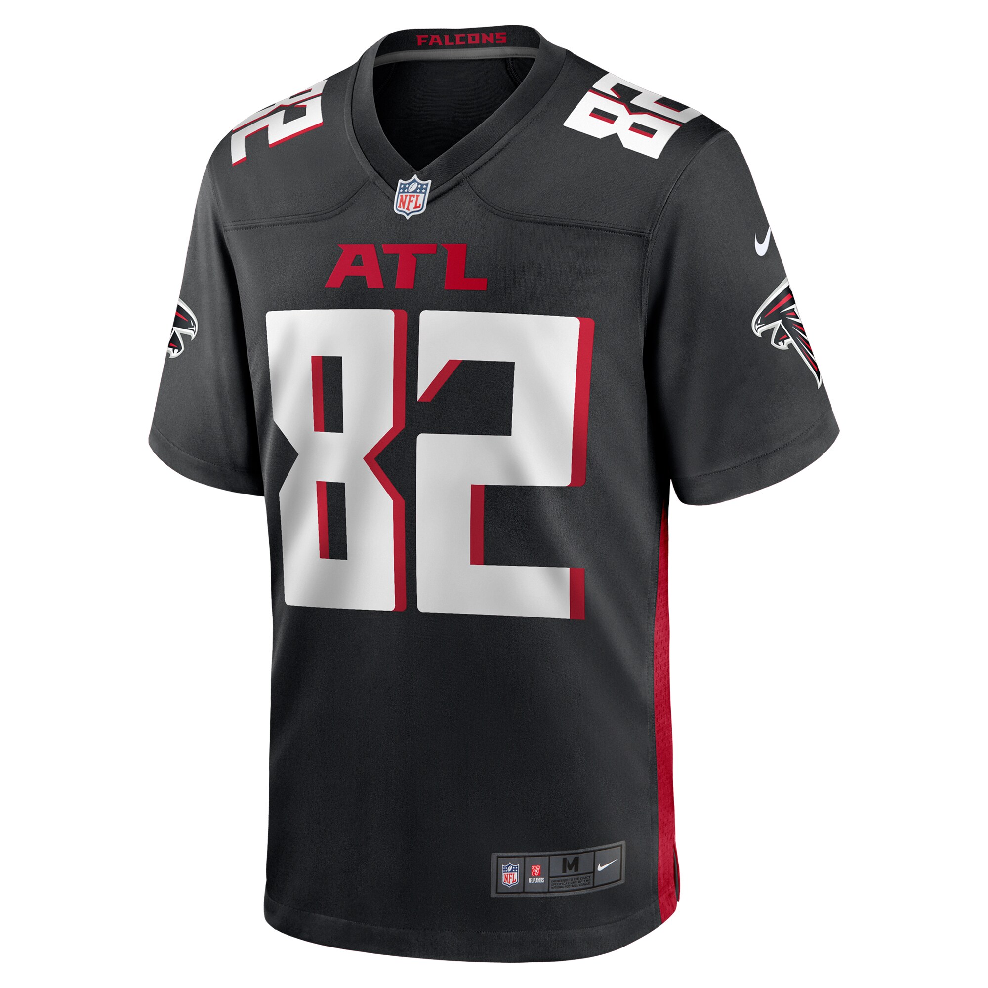 Casey Washington Atlanta Falcons Nike Team Game Jersey – Black Clowdercats