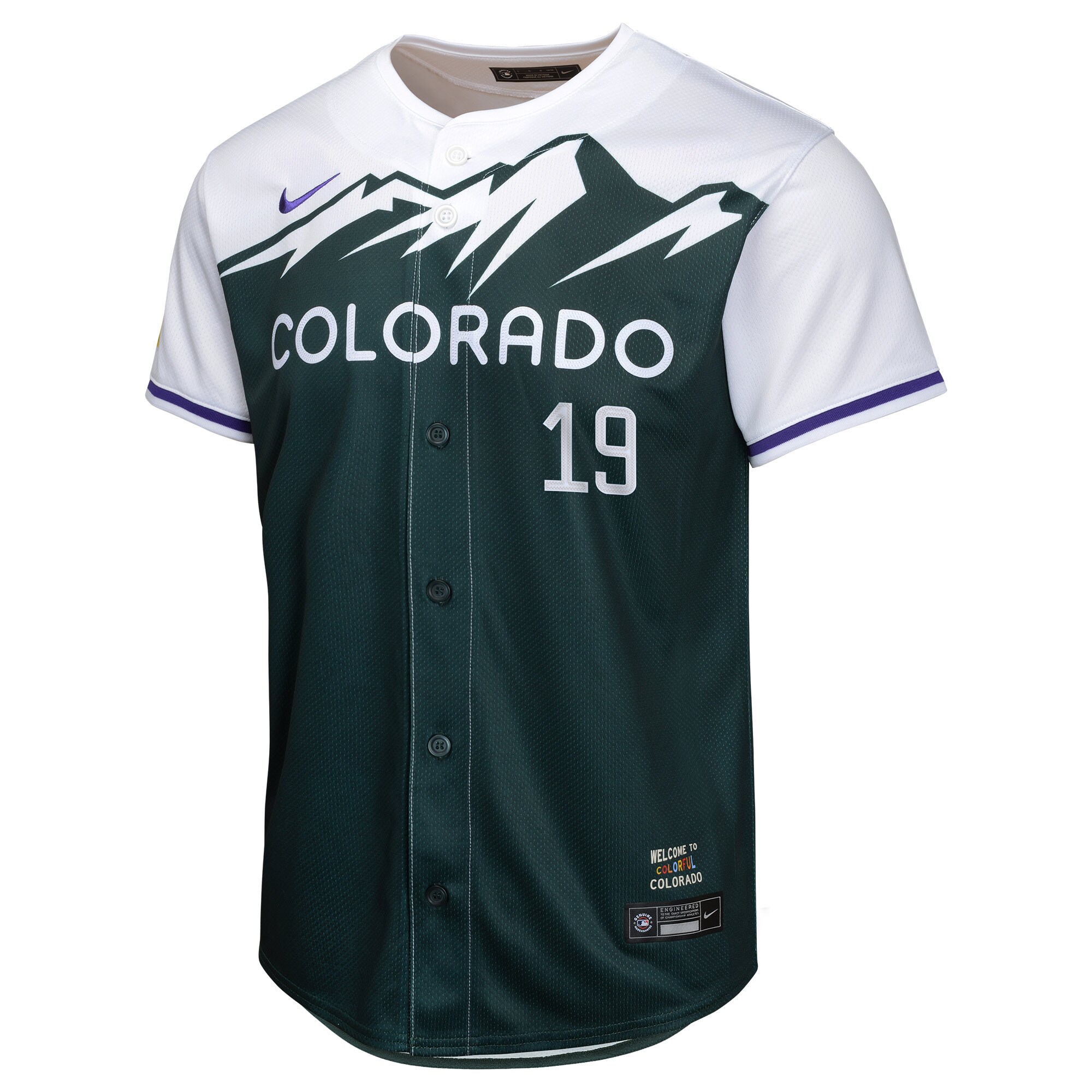 Charlie Blackmon Colorado Rockies Nike Youth City Connect Limited Player Jersey – Green