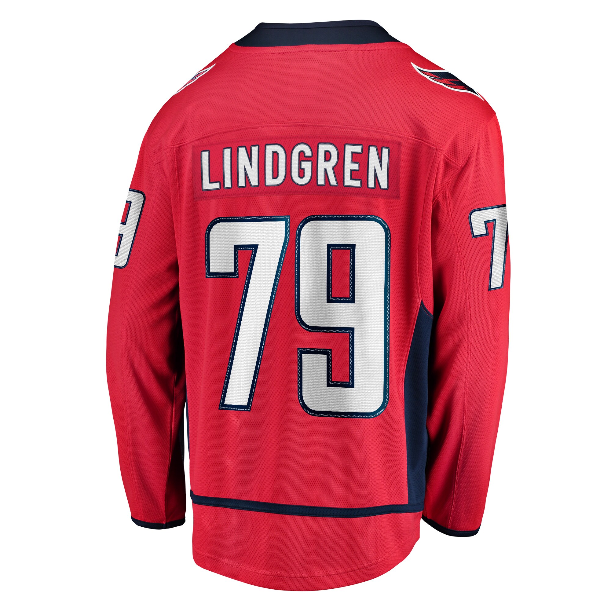 Charlie Lindgren Washington Capitals Fanatics Home Breakaway Player Jersey – Red Clowdercats