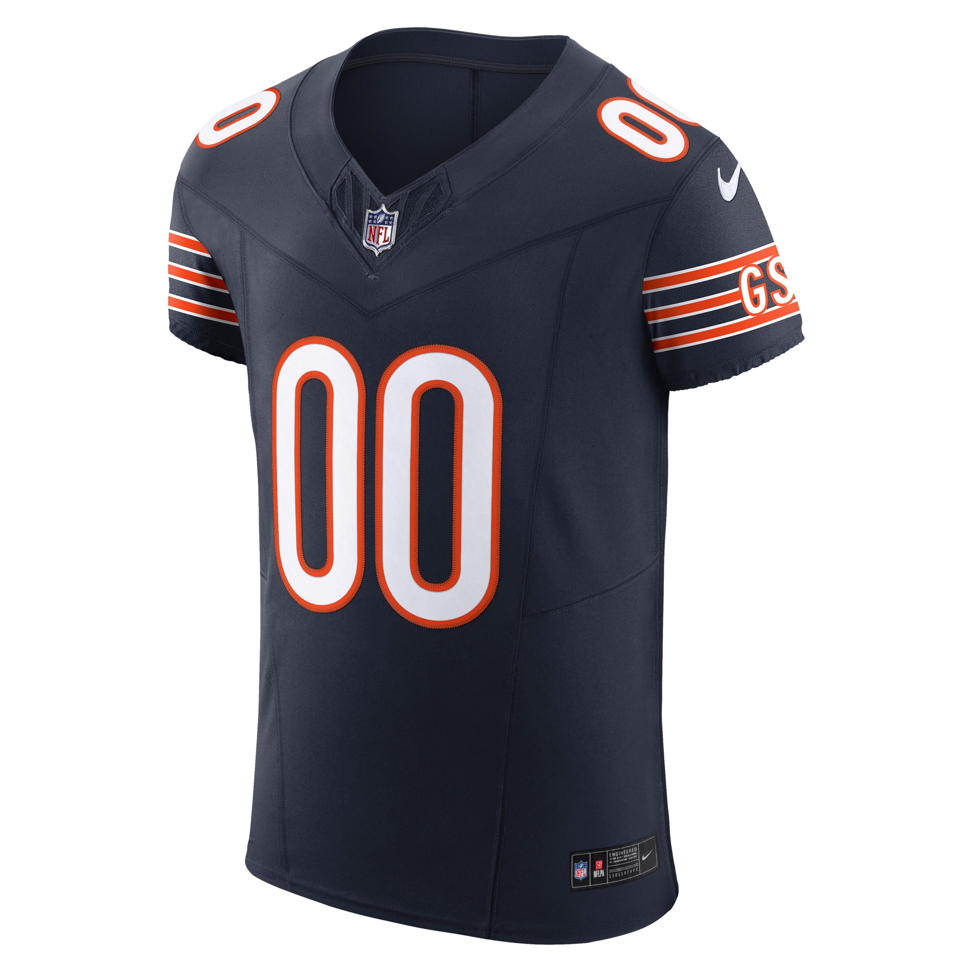 Chicago Bears Nike Vapor F.U.S.E. Elite Custom Jersey – Navy Clowdercats