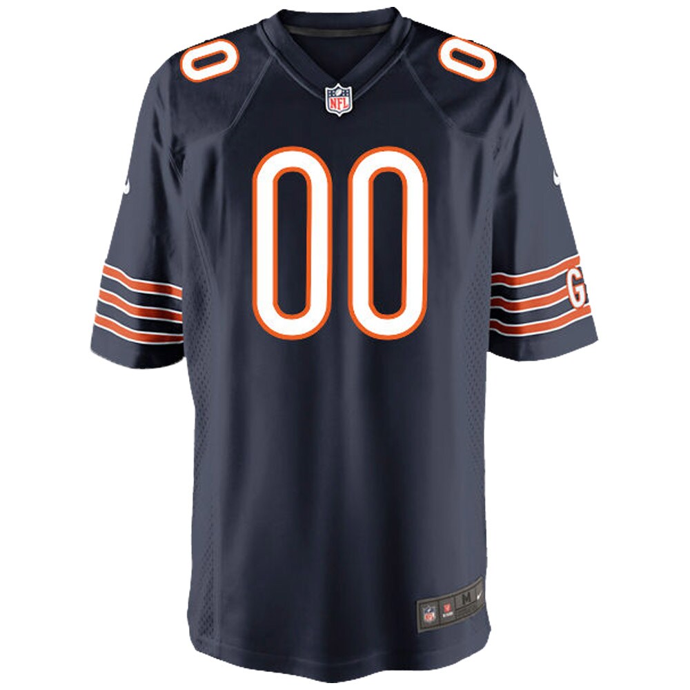Chicago Bears Nike Youth Custom Game Jersey – Navy Clowdercats