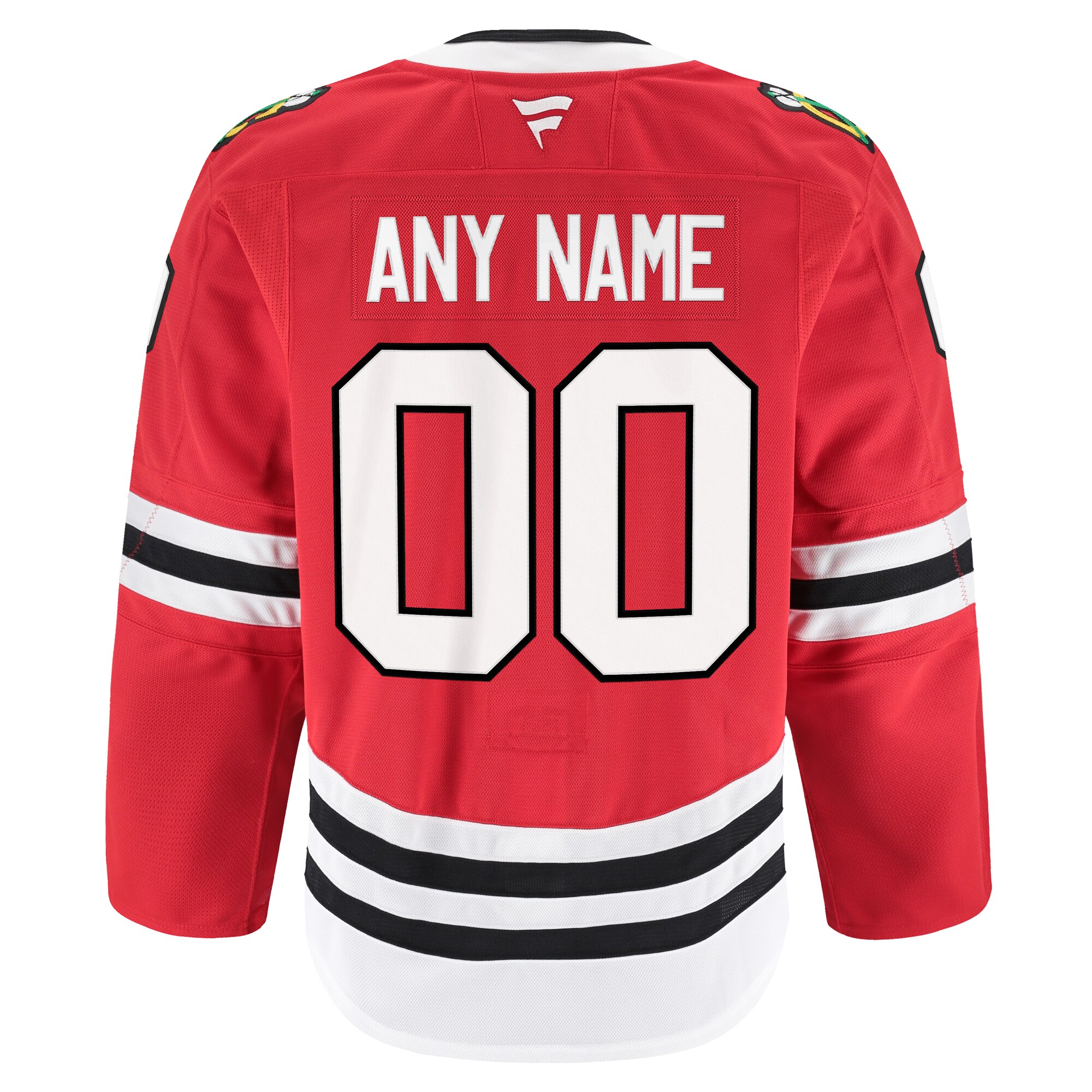 Chicago Blackhawks Fanatics Home Authentic Pro Custom Jersey – Red Clowdercats