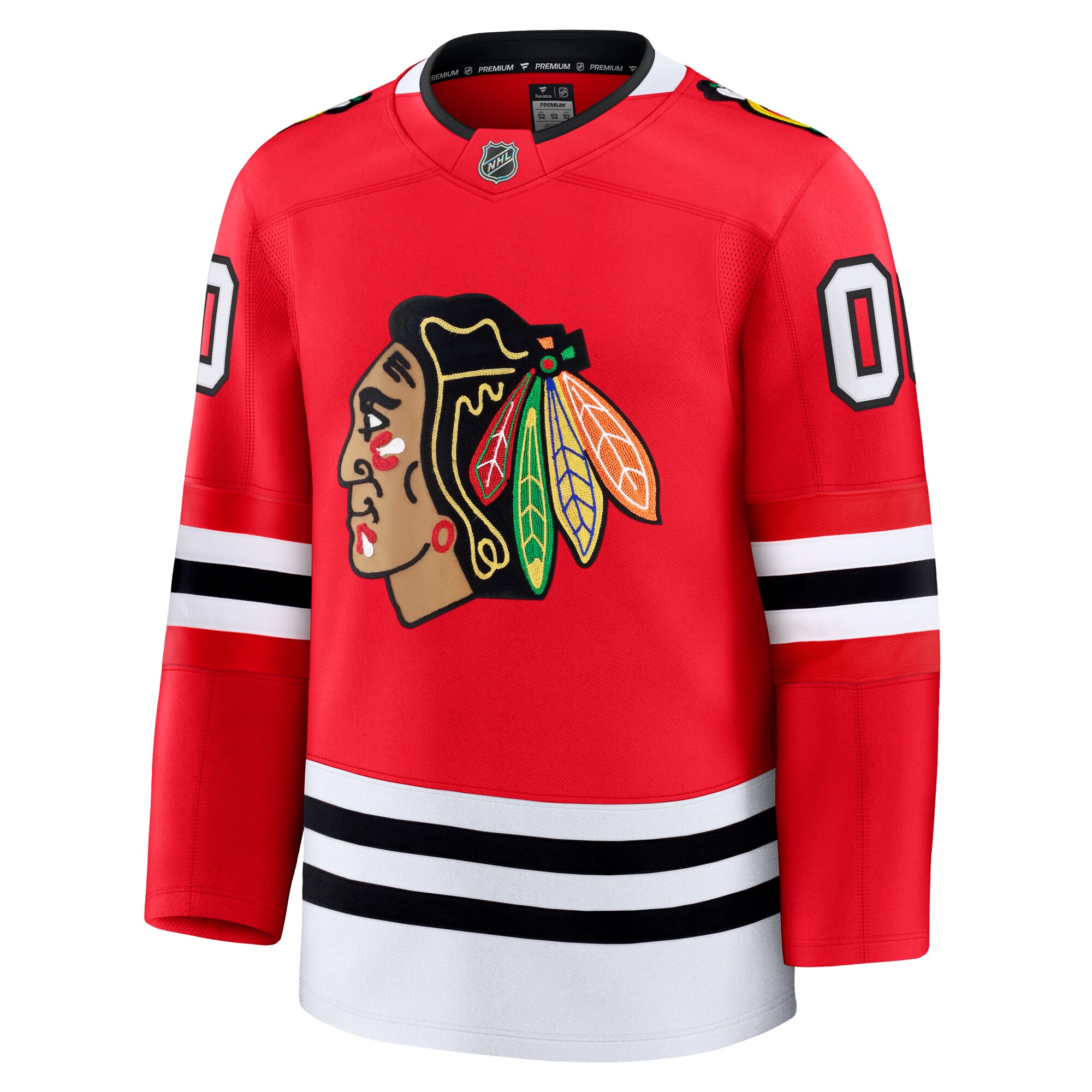 Chicago Blackhawks Fanatics Home Premium Custom Jersey – Red Clowdercats