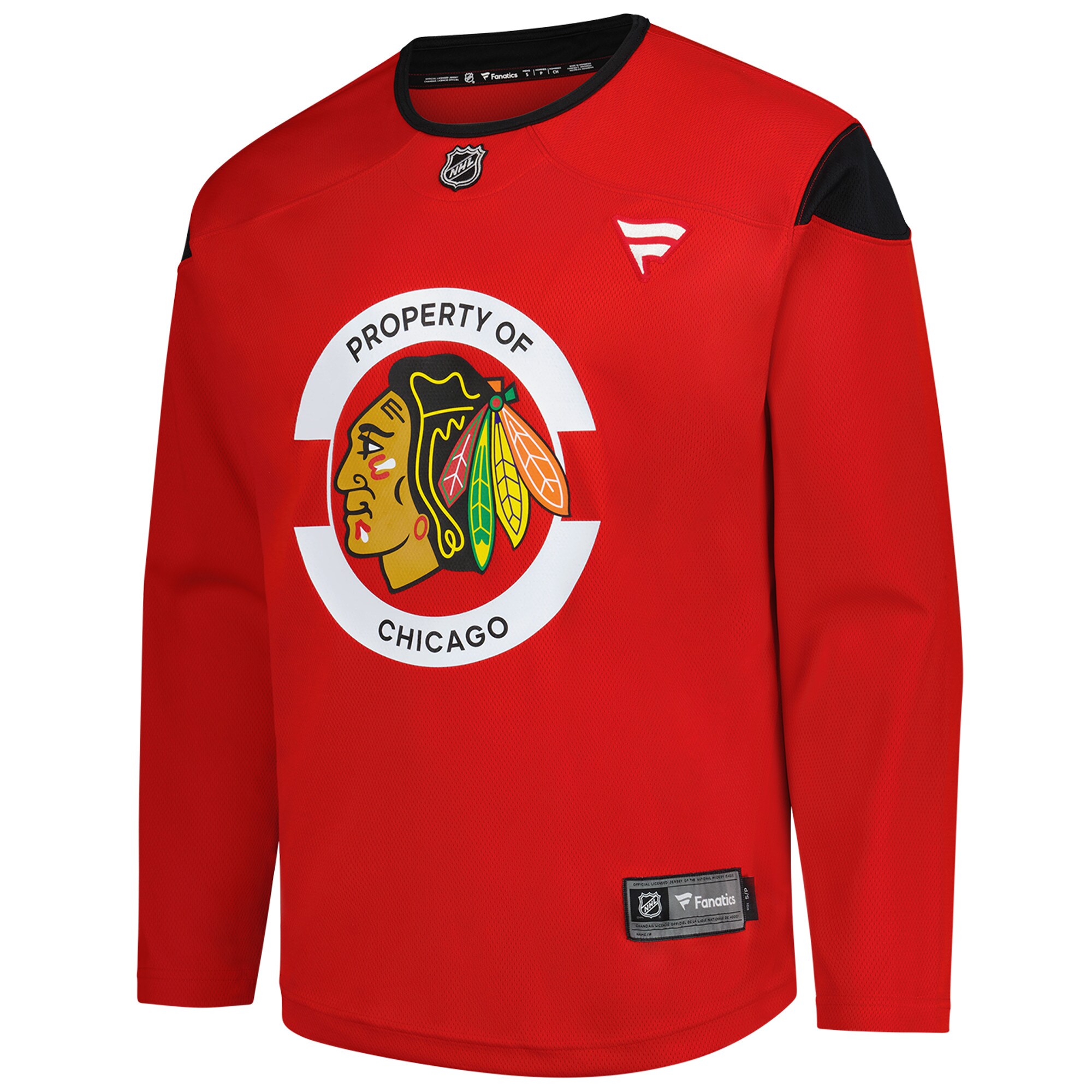 Chicago Blackhawks Fanatics Practice Jersey – Red Clowdercats