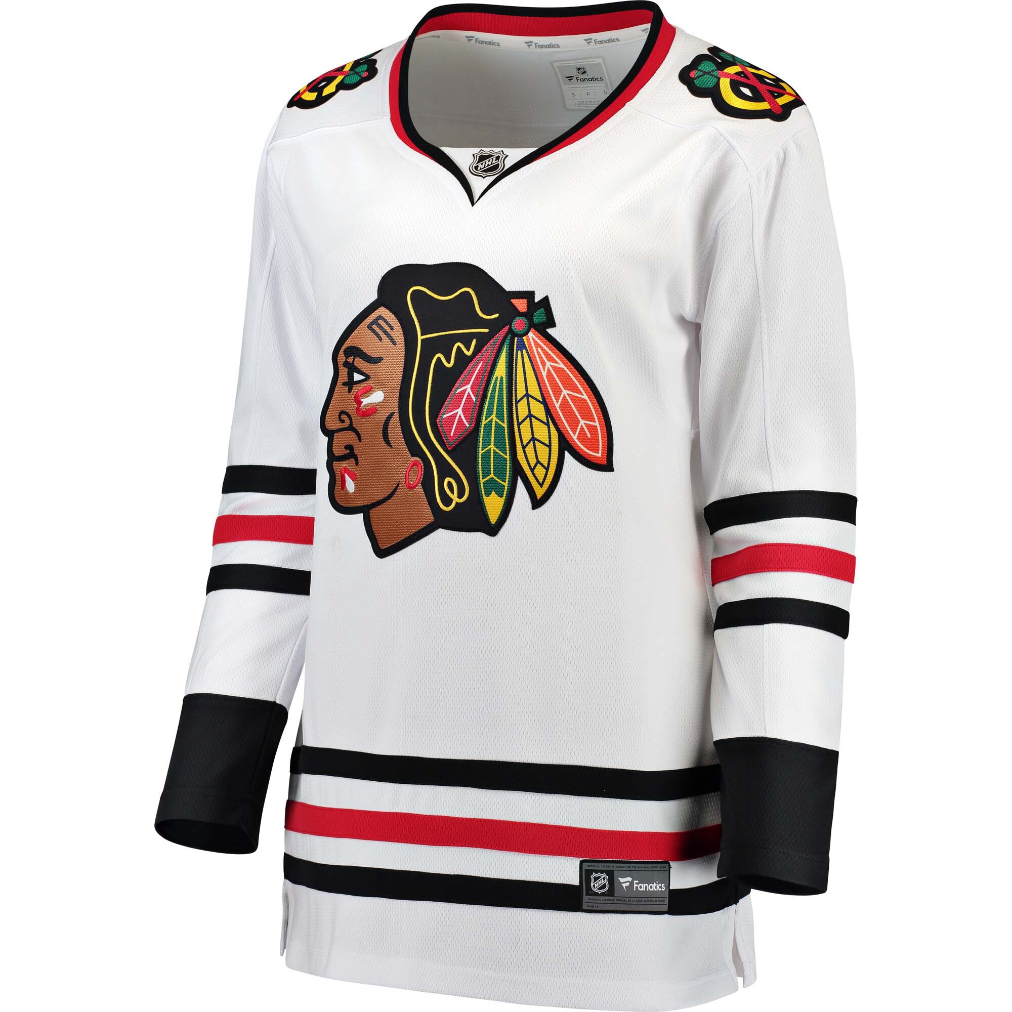 Chicago Blackhawks Fanatics Women’s Away Breakaway Jersey – White Clowdercats