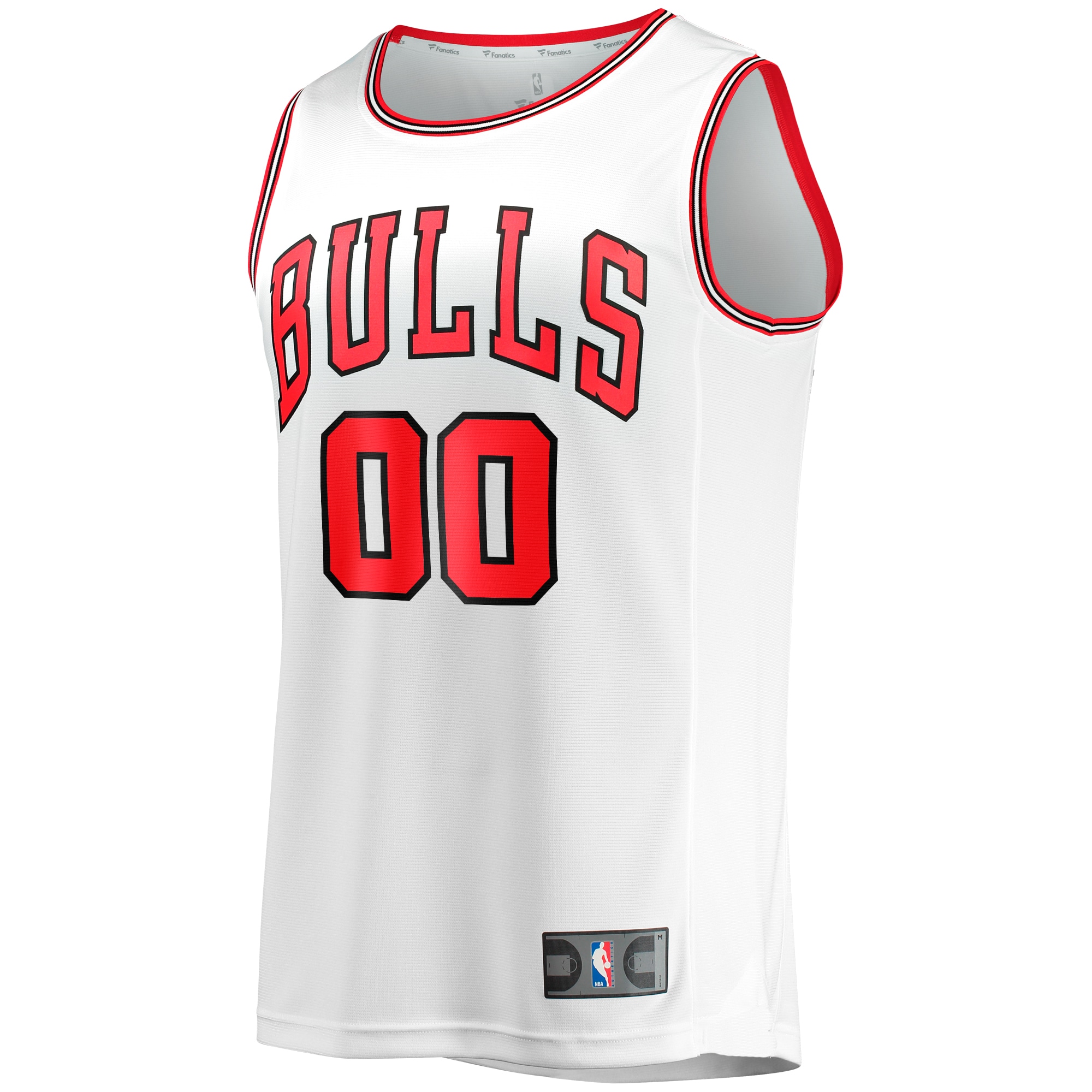 Chicago Bulls Fanatics Youth Fast Break Replica Custom Jersey – Association Edition – White Clowdercats