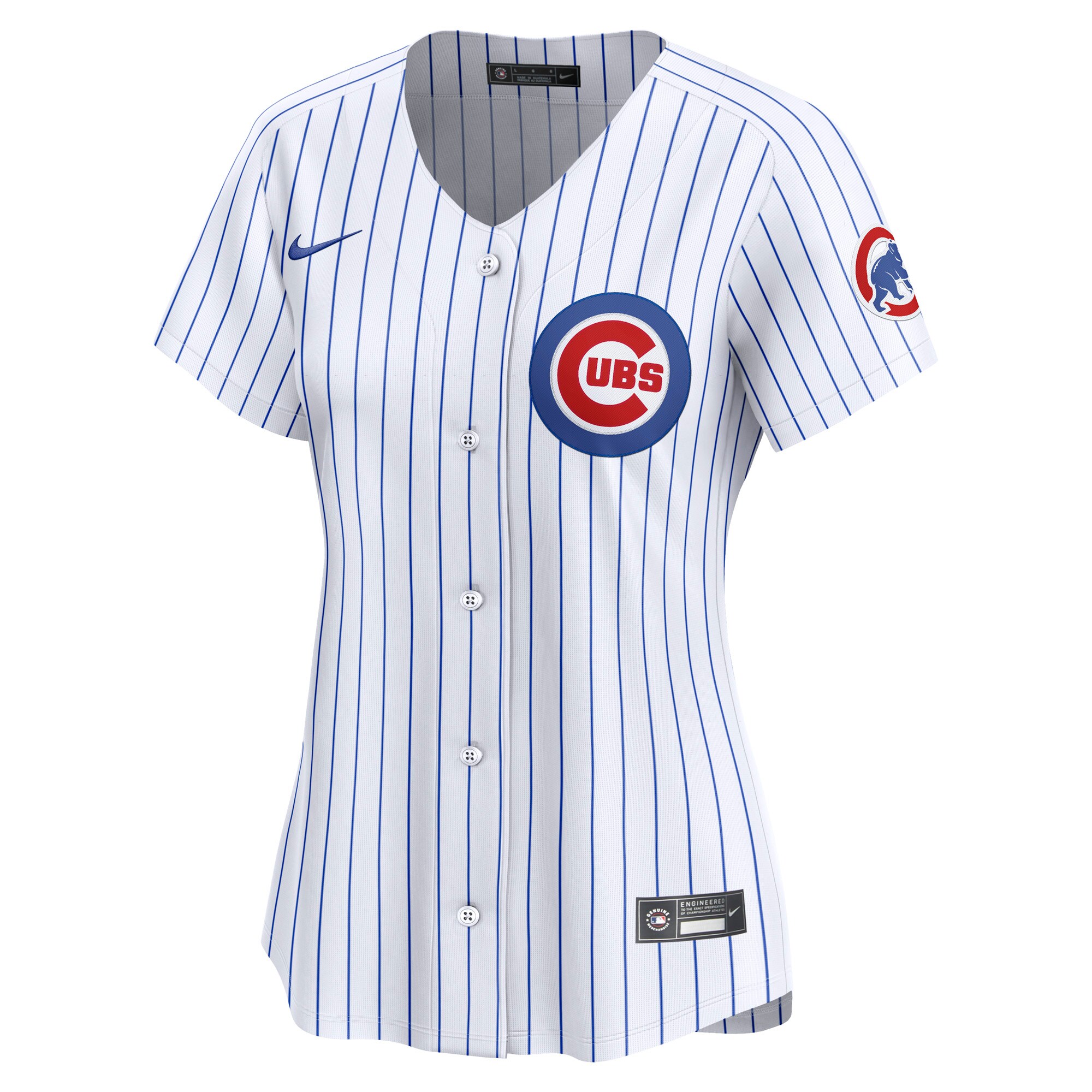 Chicago Cubs Nike Women’s Home Limited Custom Jersey – White