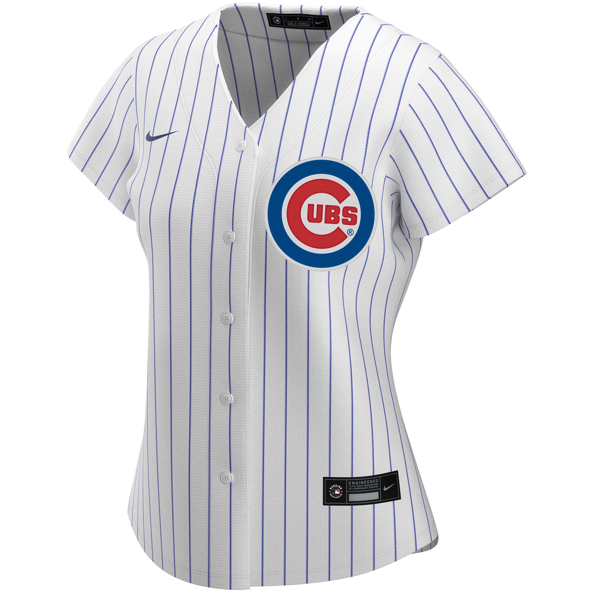 Chicago Cubs Nike Women’s Home Replica Custom Jersey – White
