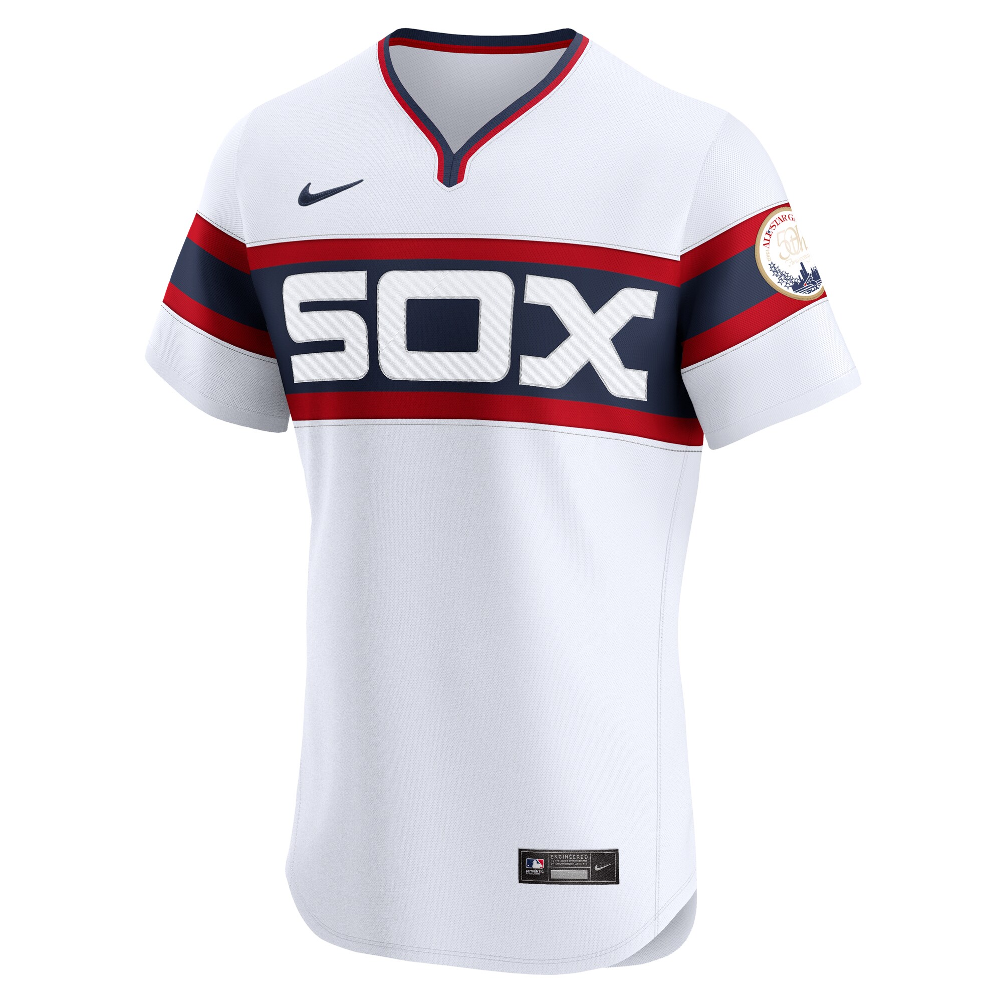Chicago White Sox Nike Alternate Vapor Premier Elite Patch Jersey – White