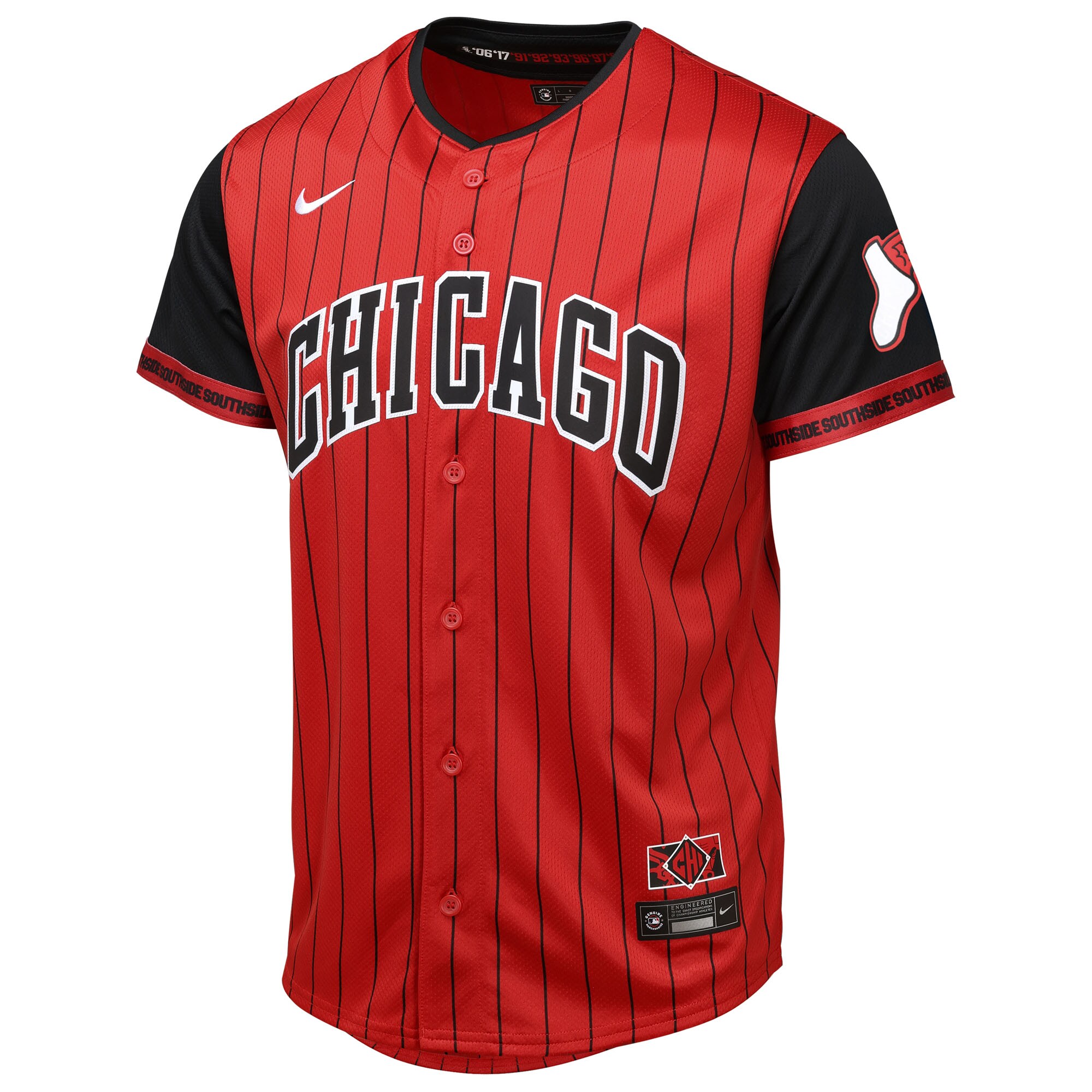 Chicago White Sox Youth 2025 City Connect Limited Jersey – Red/Black