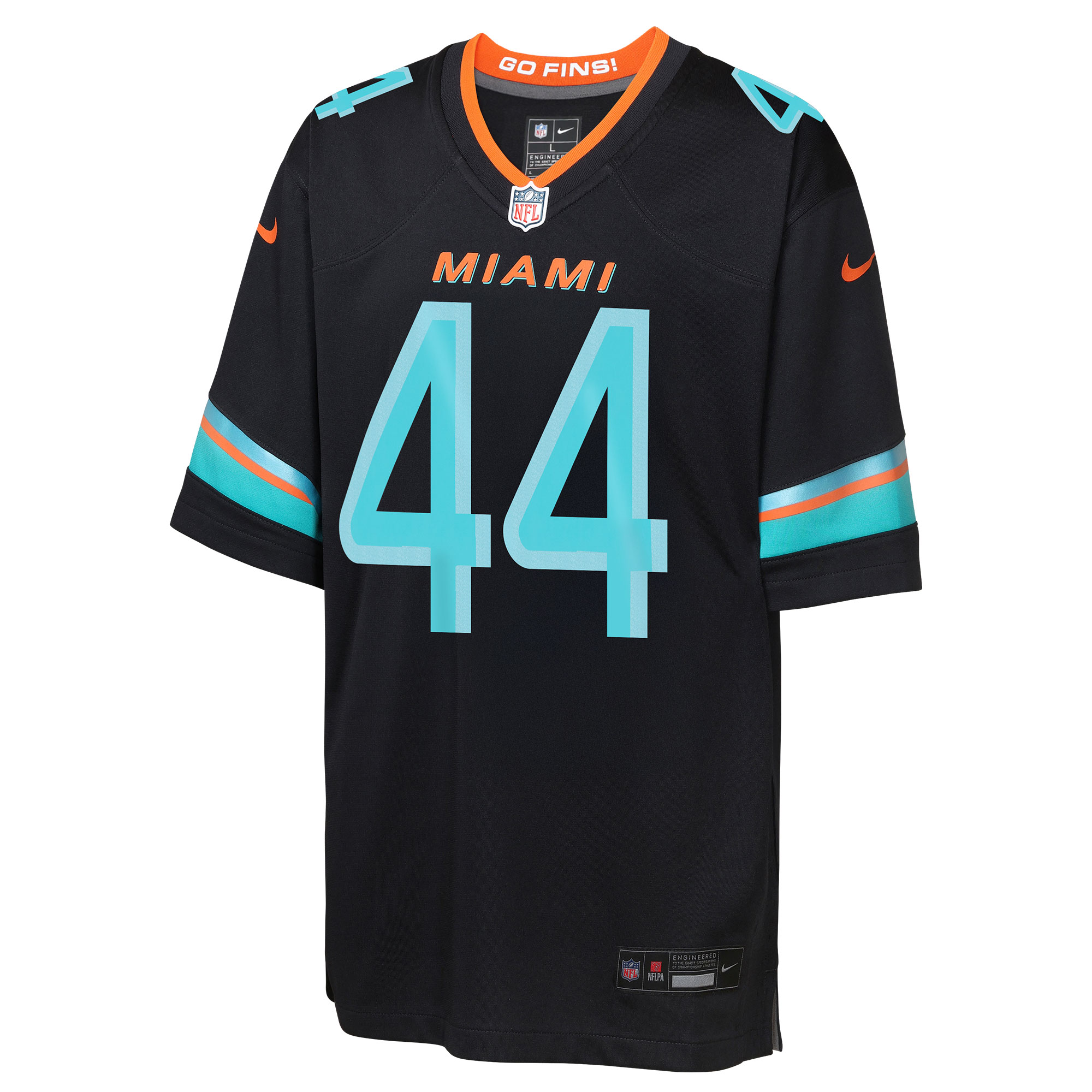 Chop Robinson Miami Dolphins Nike Youth 2025 Rivalries Collection Game Jersey – Pitch Blue Clowdercats