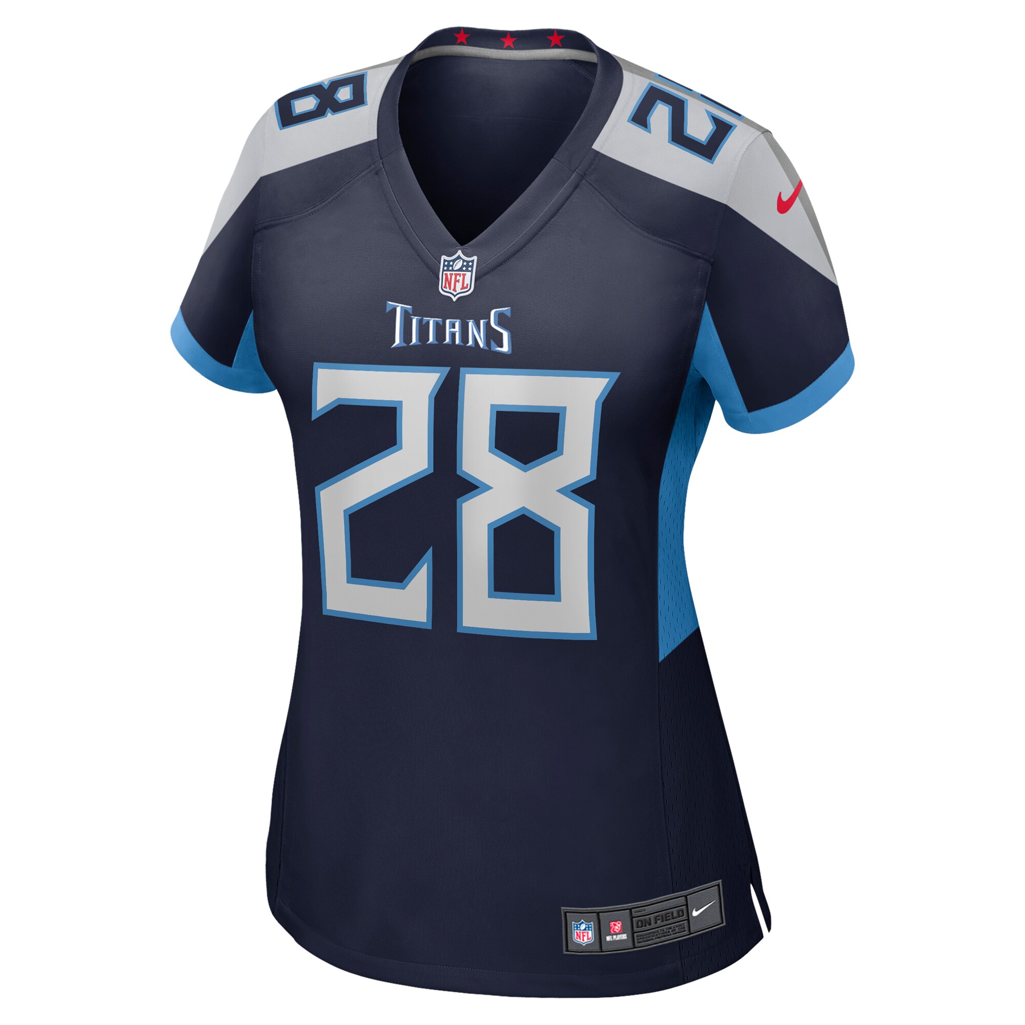 Chris Johnson Tennessee Titans Women’s Nike Retired Player Game Jersey – Navy Clowdercats