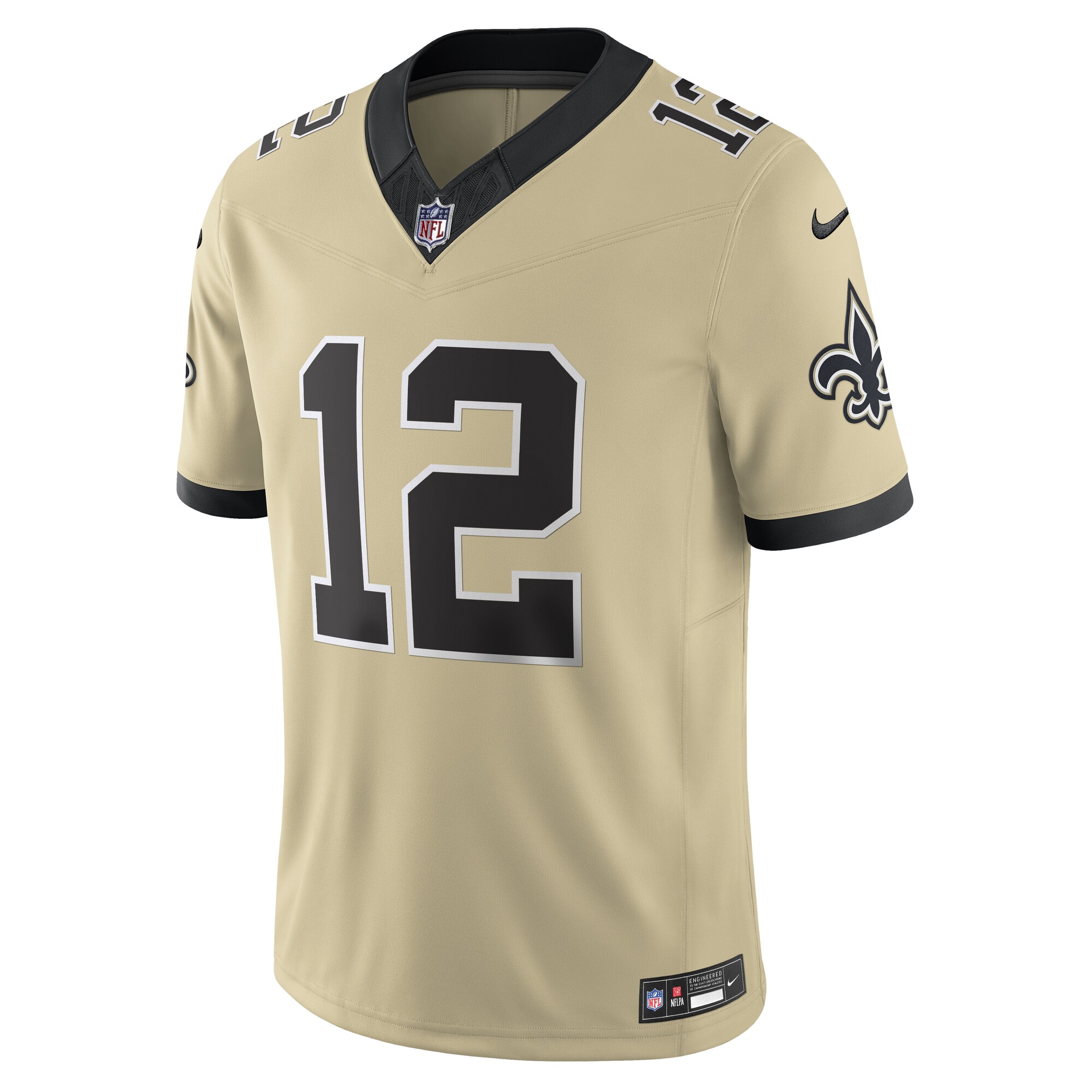 Chris Olave New Orleans Saints Nike Gameday Golds Alternate Vapor F.U.S.E. Limited Jersey – Gold Clowdercats